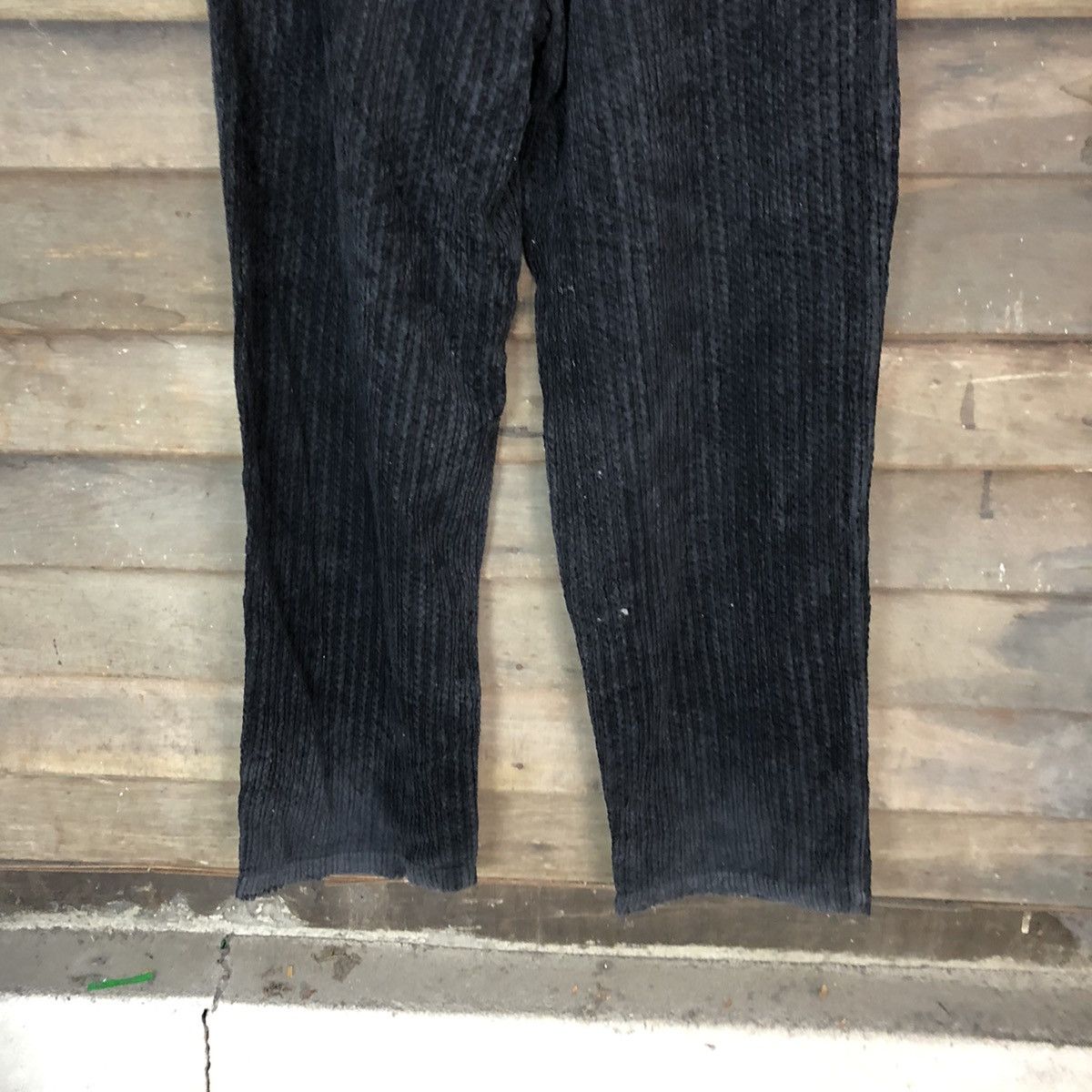 Japanese Brand Bronze Age Black Conduroi Casual Pants #6875 Size US 31 - 8 Thumbnail