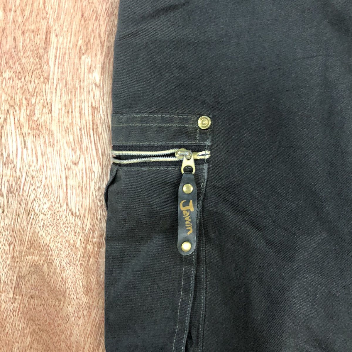 Japanese Brand Jawin Black Cargo Multipocket Pants #2167 Size US 36 / EU 52 - 17 Thumbnail