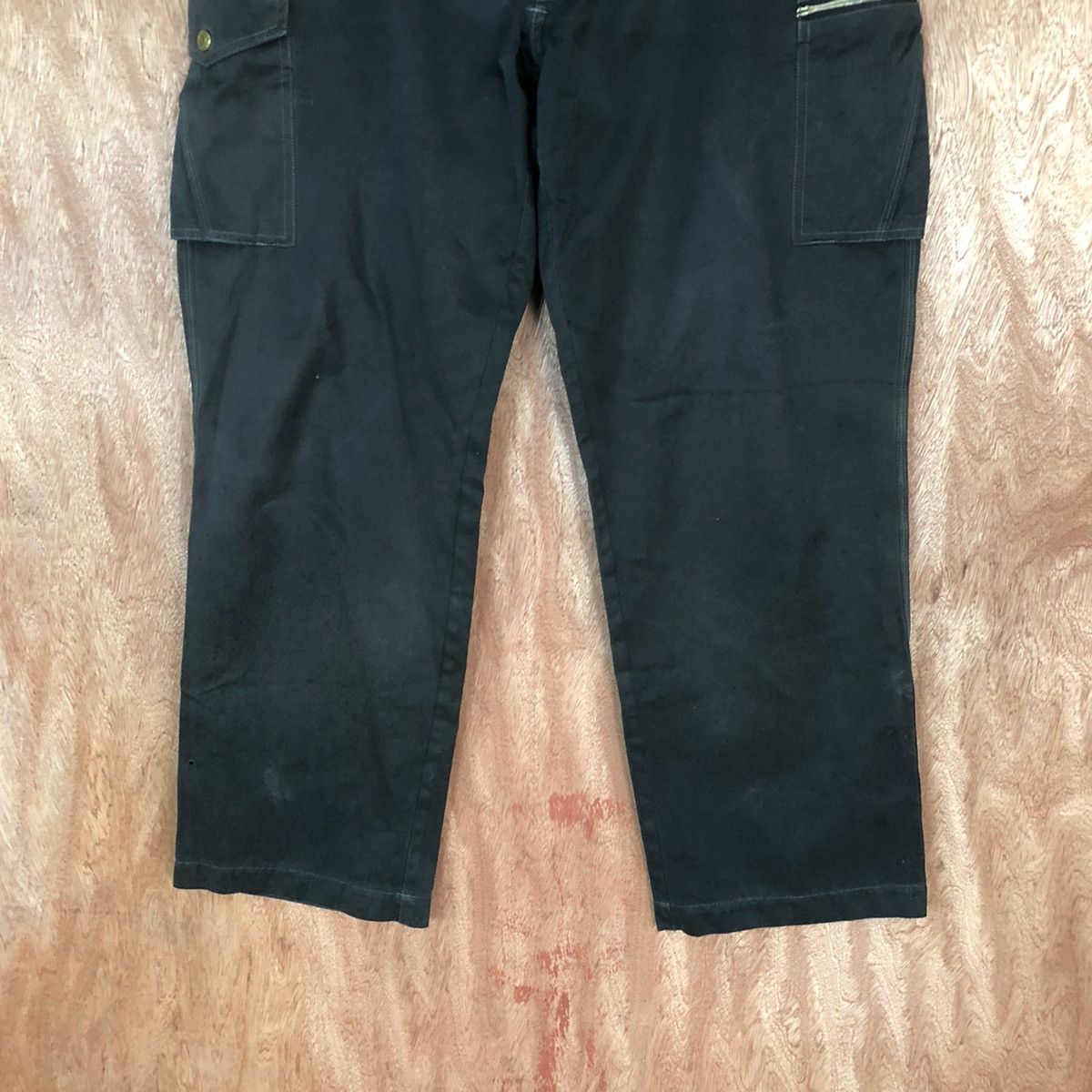 Japanese Brand Jawin Black Cargo Multipocket Pants #2167 Size US 36 / EU 52 - 3 Thumbnail