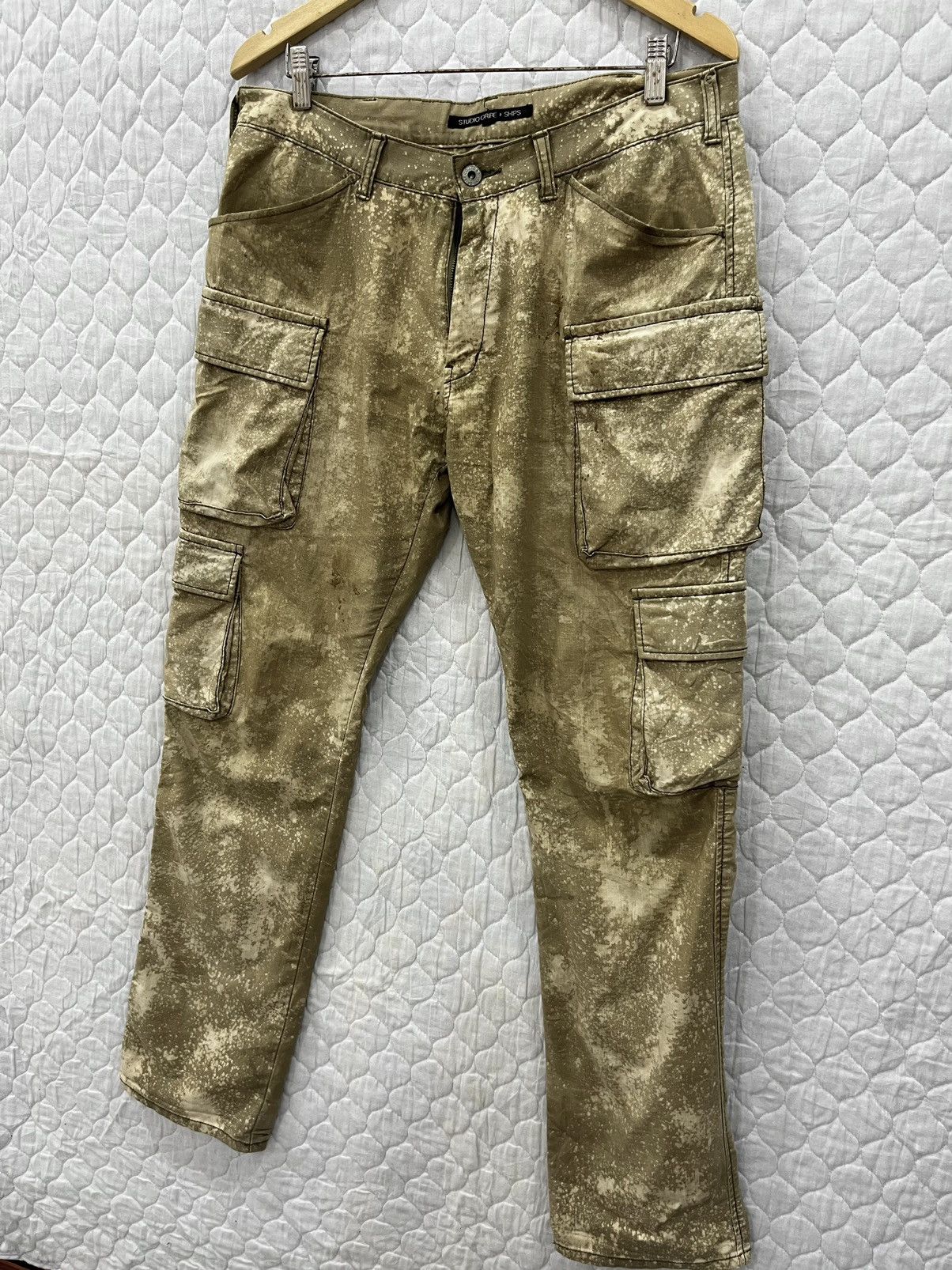 Japanese Brand × SHIPS × Seditionaries K. SHIPS X STUDIO ORIBE TACTICAL PANTS CUSTOM MADE ACIDWASH Size US 33 - 2 Thumbnail