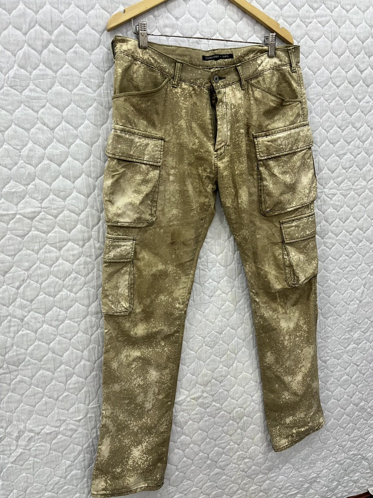 Japanese Brand × SHIPS × Seditionaries K. SHIPS X STUDIO ORIBE TACTICAL PANTS CUSTOM MADE ACIDWASH Size US 33 - 3 Thumbnail