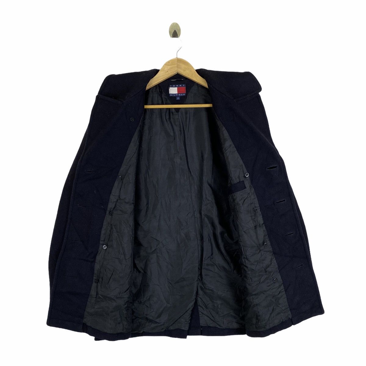 Tommy Hilfiger Vintage TOMMY HILFIGER Casualwear Wool Peacoat Jacket Size US S / EU 44-46 / 1 - 3 Thumbnail