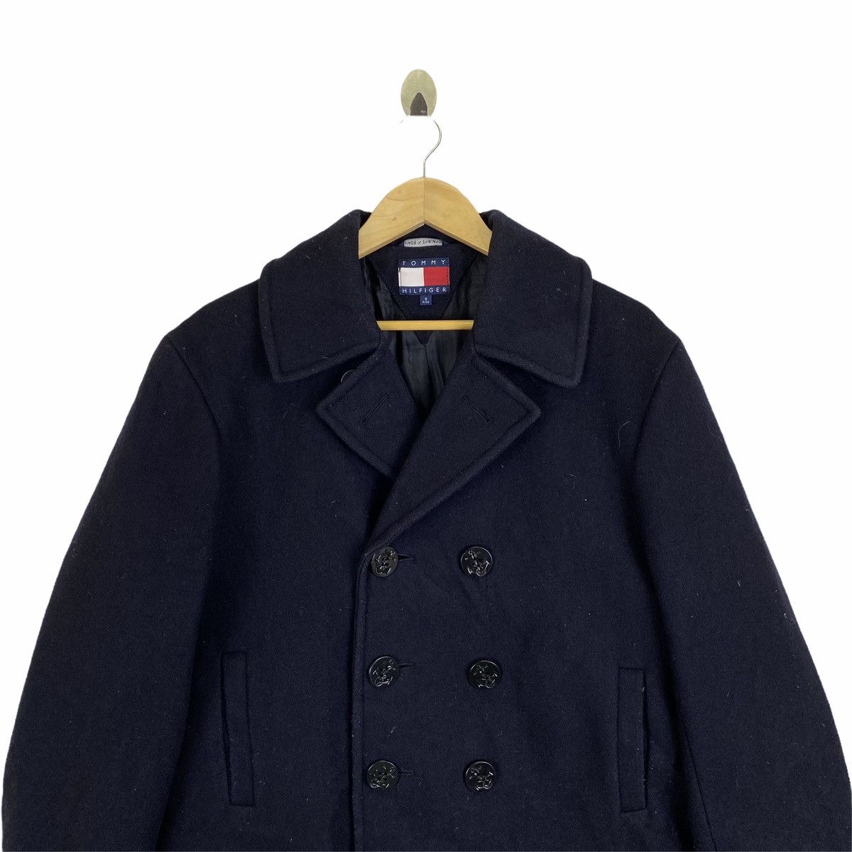 Tommy Hilfiger Vintage TOMMY HILFIGER Casualwear Wool Peacoat Jacket Size US S / EU 44-46 / 1 - 5 Thumbnail