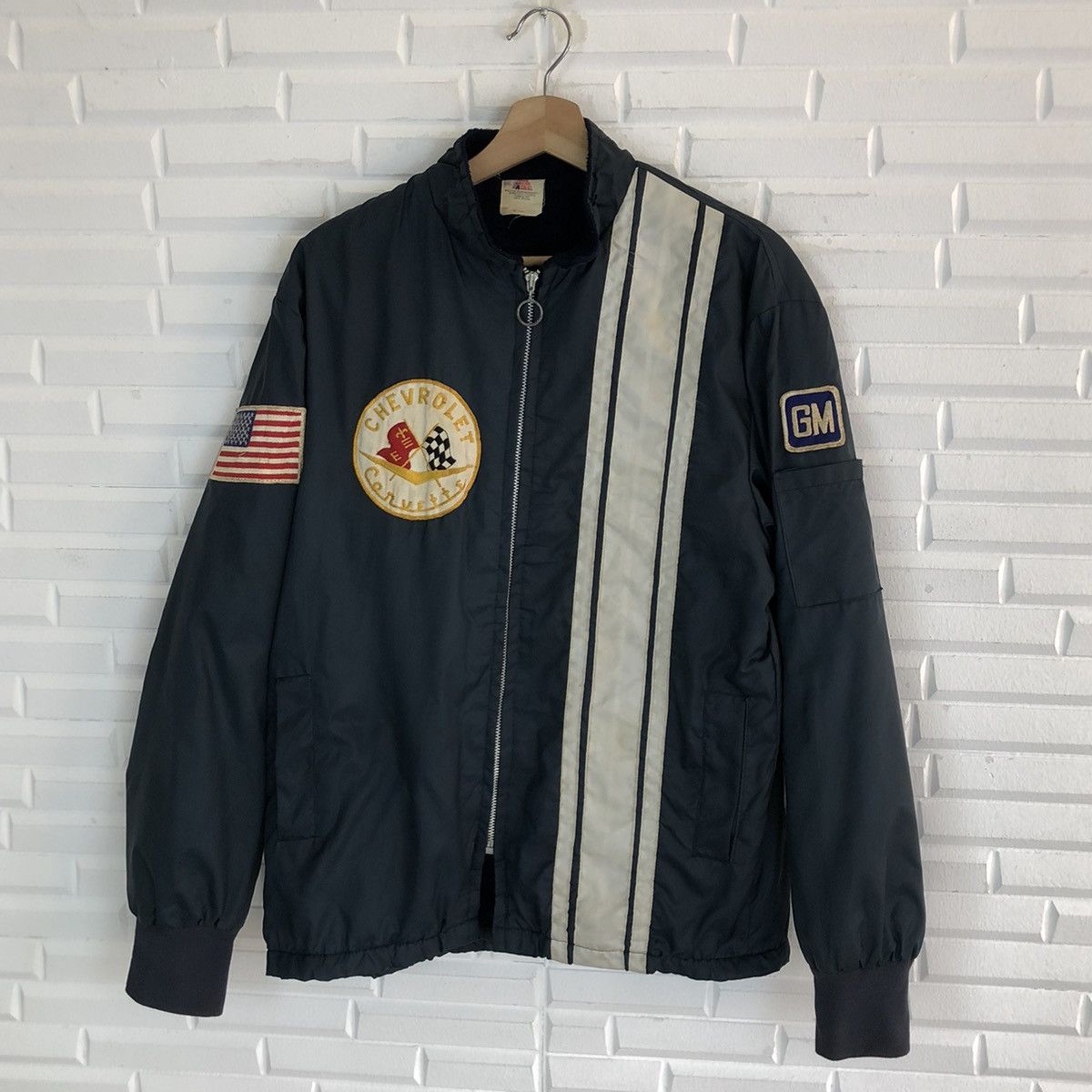 Vintage CHEVROLET CONVETTE RACING TEAM JACKET Size US M / EU 48-50 / 2 - 4 Thumbnail