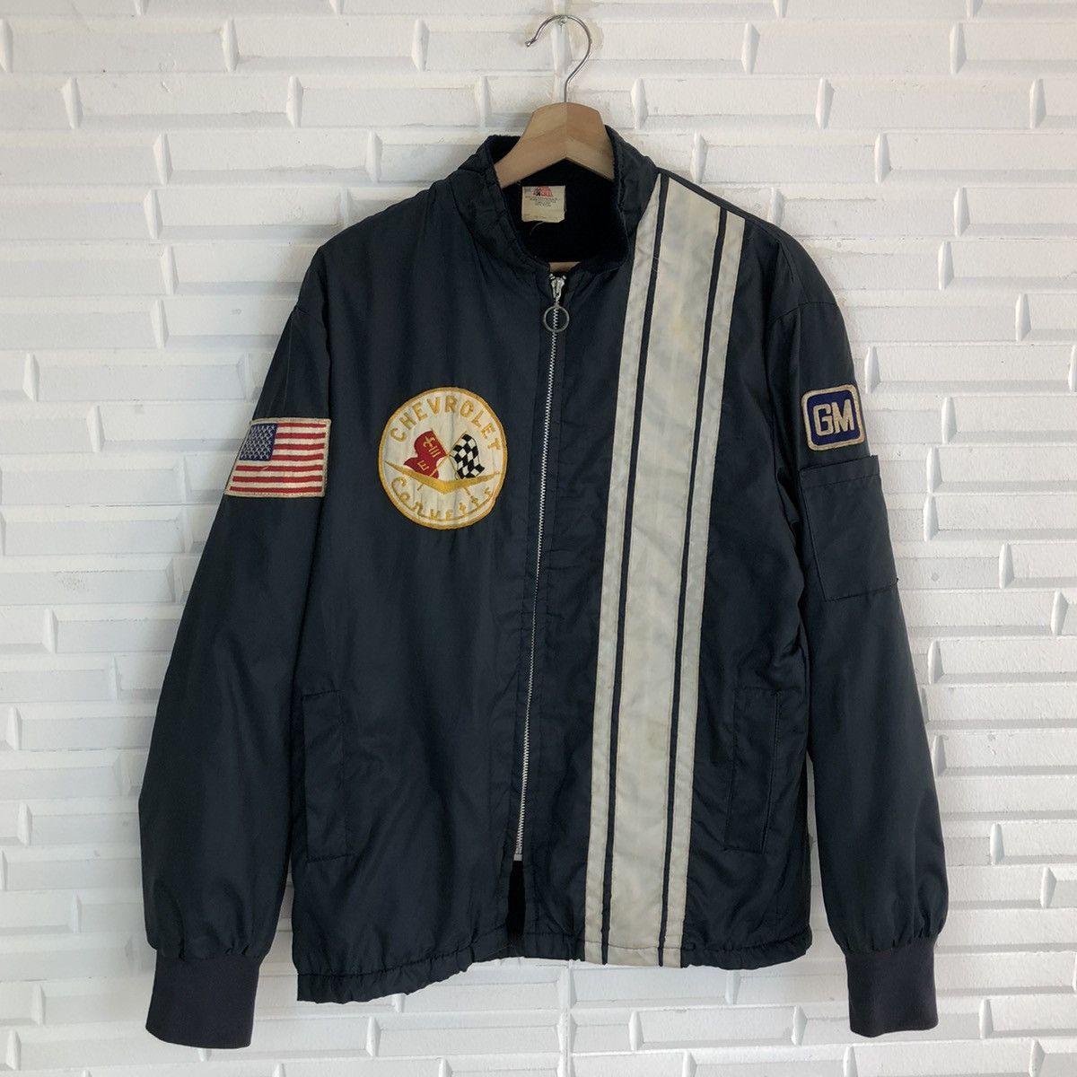 Vintage CHEVROLET CONVETTE RACING TEAM JACKET Size US M / EU 48-50 / 2 - 5 Thumbnail