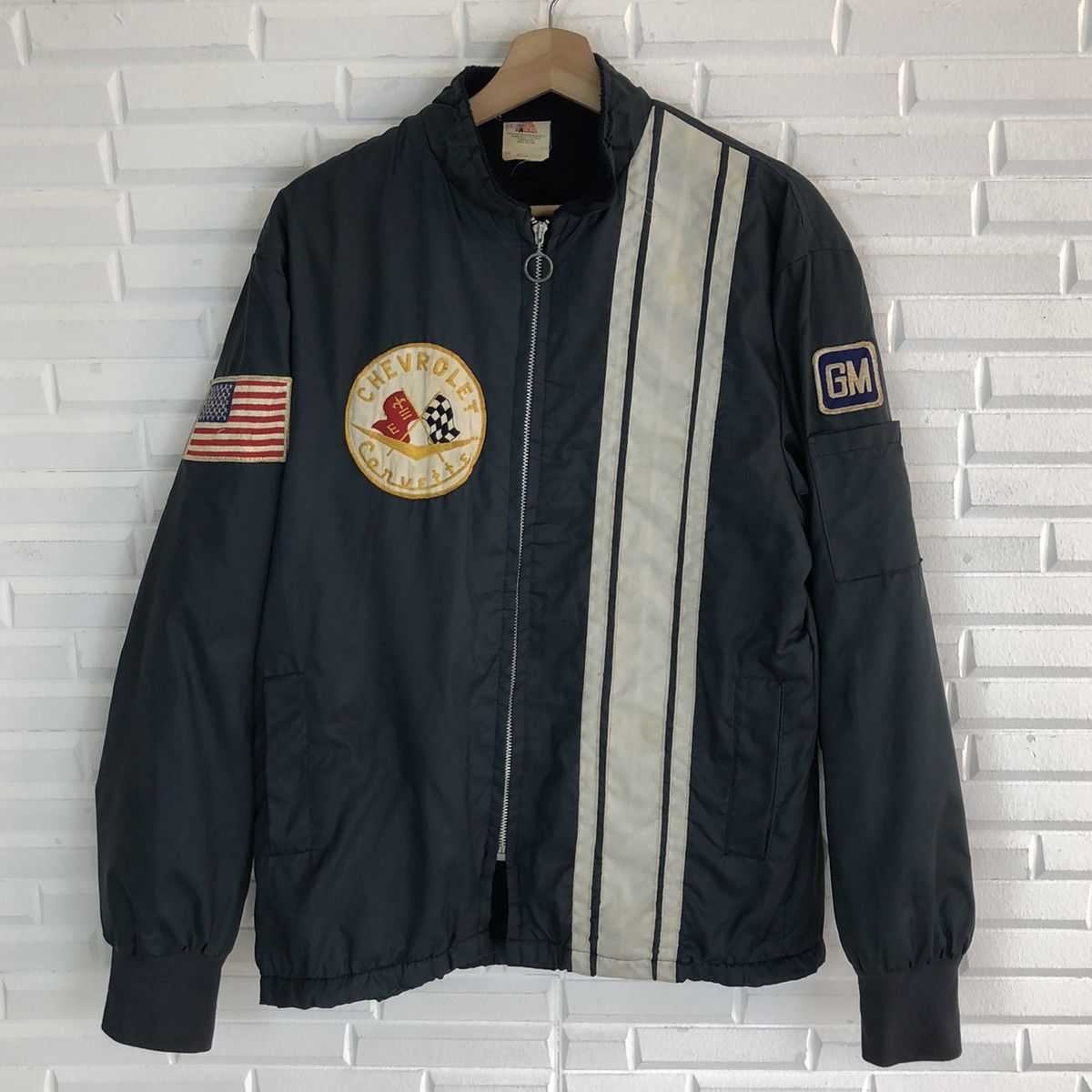 Vintage CHEVROLET CONVETTE RACING TEAM JACKET Size US M / EU 48-50 / 2 - 3 Thumbnail