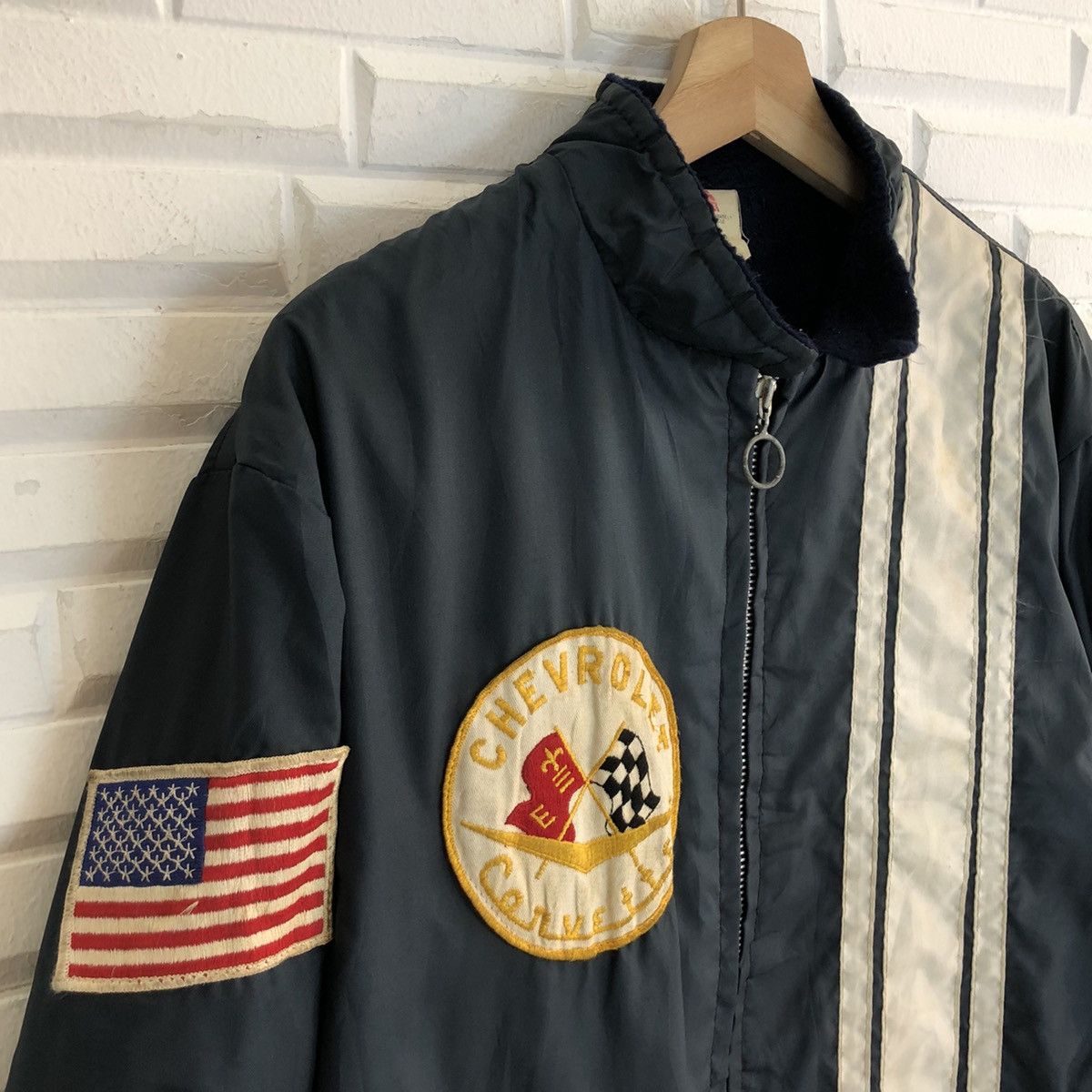 Vintage CHEVROLET CONVETTE RACING TEAM JACKET Size US M / EU 48-50 / 2 - 9 Thumbnail