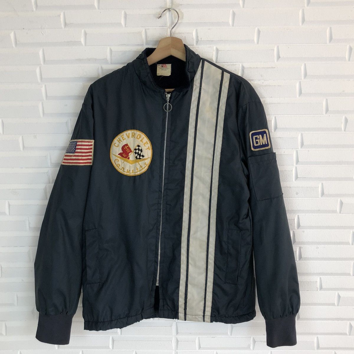 Vintage CHEVROLET CONVETTE RACING TEAM JACKET Size US M / EU 48-50 / 2 - 2 Thumbnail