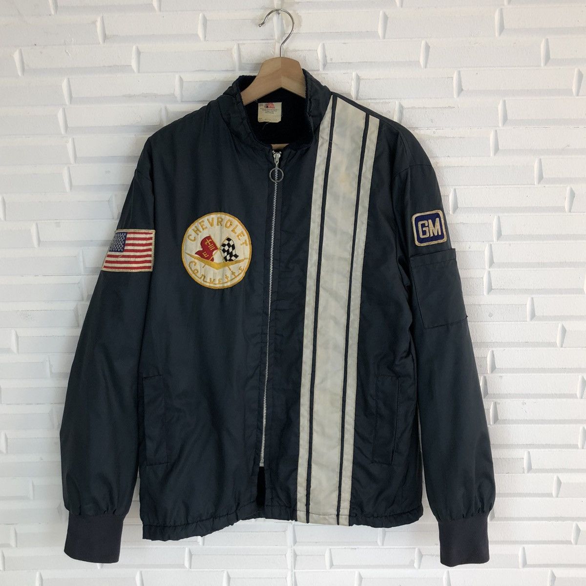 Vintage CHEVROLET CONVETTE RACING TEAM JACKET Size US M / EU 48-50 / 2 - 1 Thumbnail