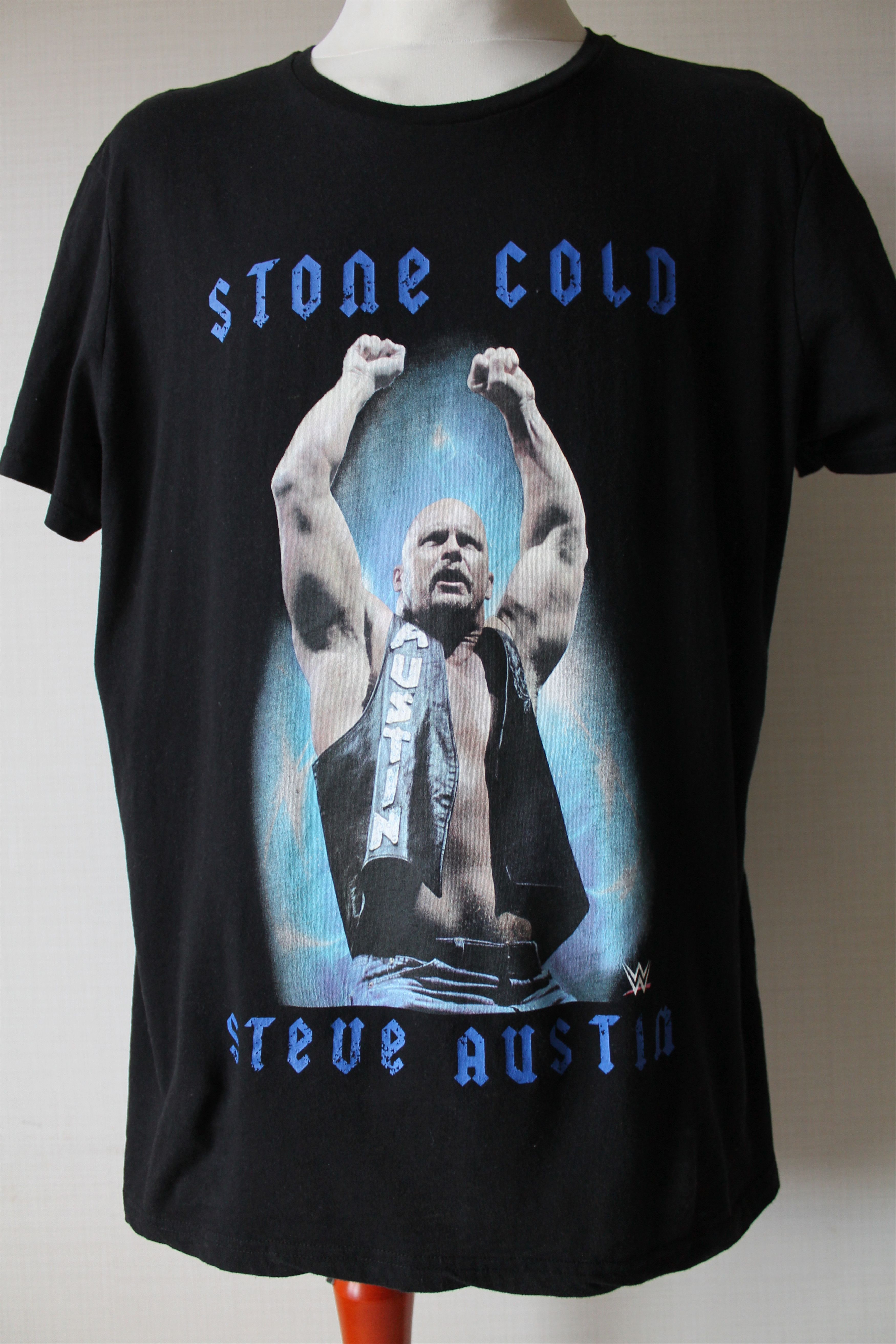 Vintage 2017 Stone Cold Steve Austin WWE WWF t Shirt Tee Size US XL / EU 56 / 4 - 2 Thumbnail