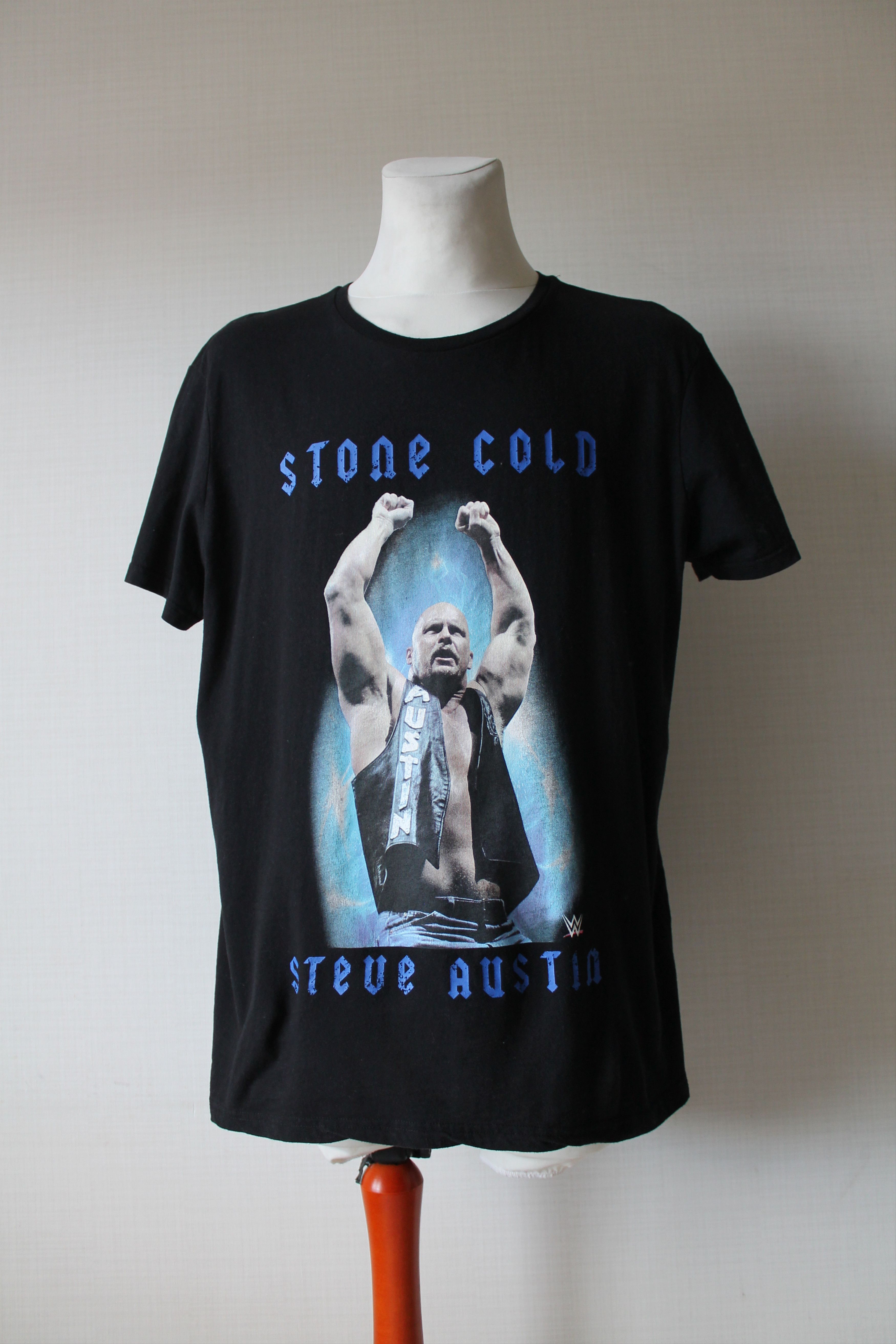 Vintage 2017 Stone Cold Steve Austin WWE WWF t Shirt Tee Size US XL / EU 56 / 4 - 1 Thumbnail