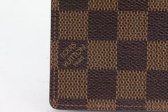 Auth Louis Vuitton Damier Infini Organizer De Poche N63012 Card Case Onyx