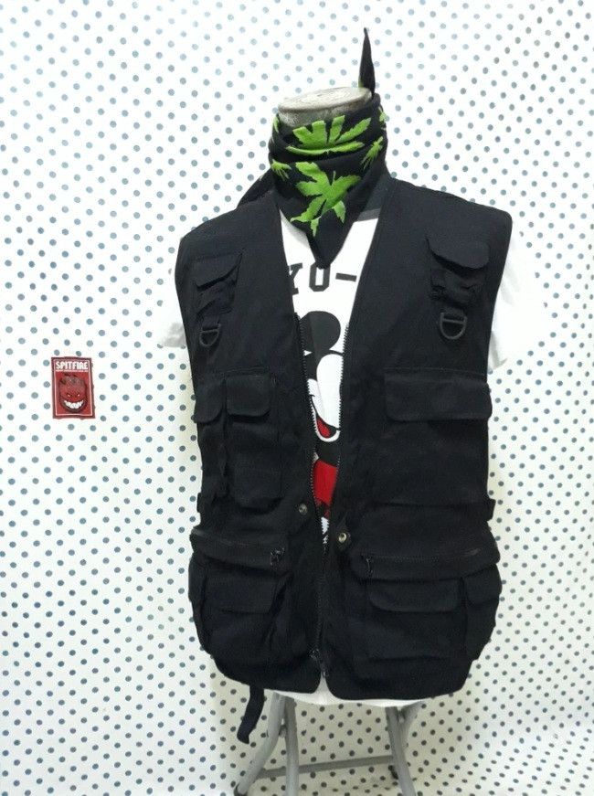 PPFM 💥FLYING TIGER Multipocket Japan Harajuku Vest Size US L / EU 52-54 / 3 - 2 Thumbnail