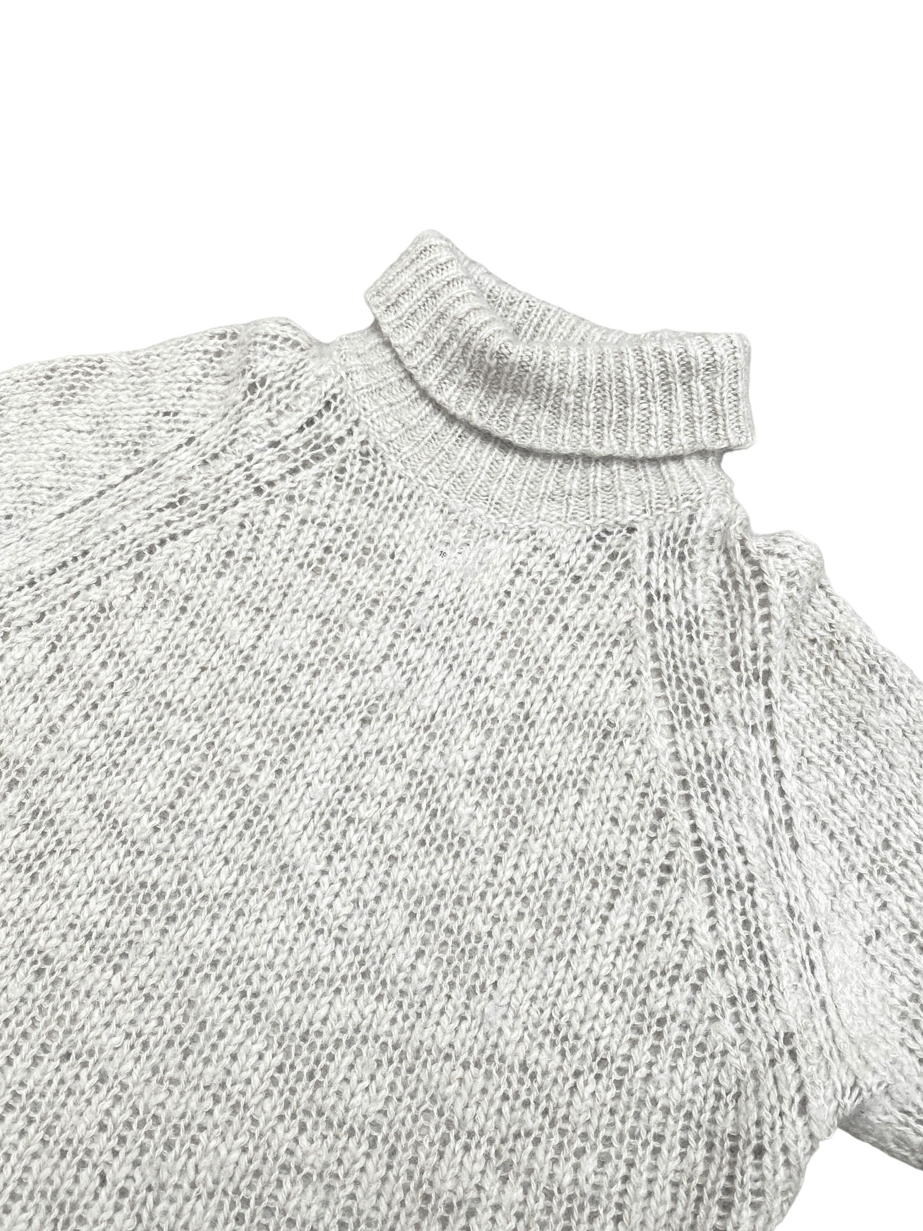 Maison Margiela FW 2005 Oversized Mohair / Wool Beige Rollneck Size US M / EU 48-50 / 2 - 3 Thumbnail