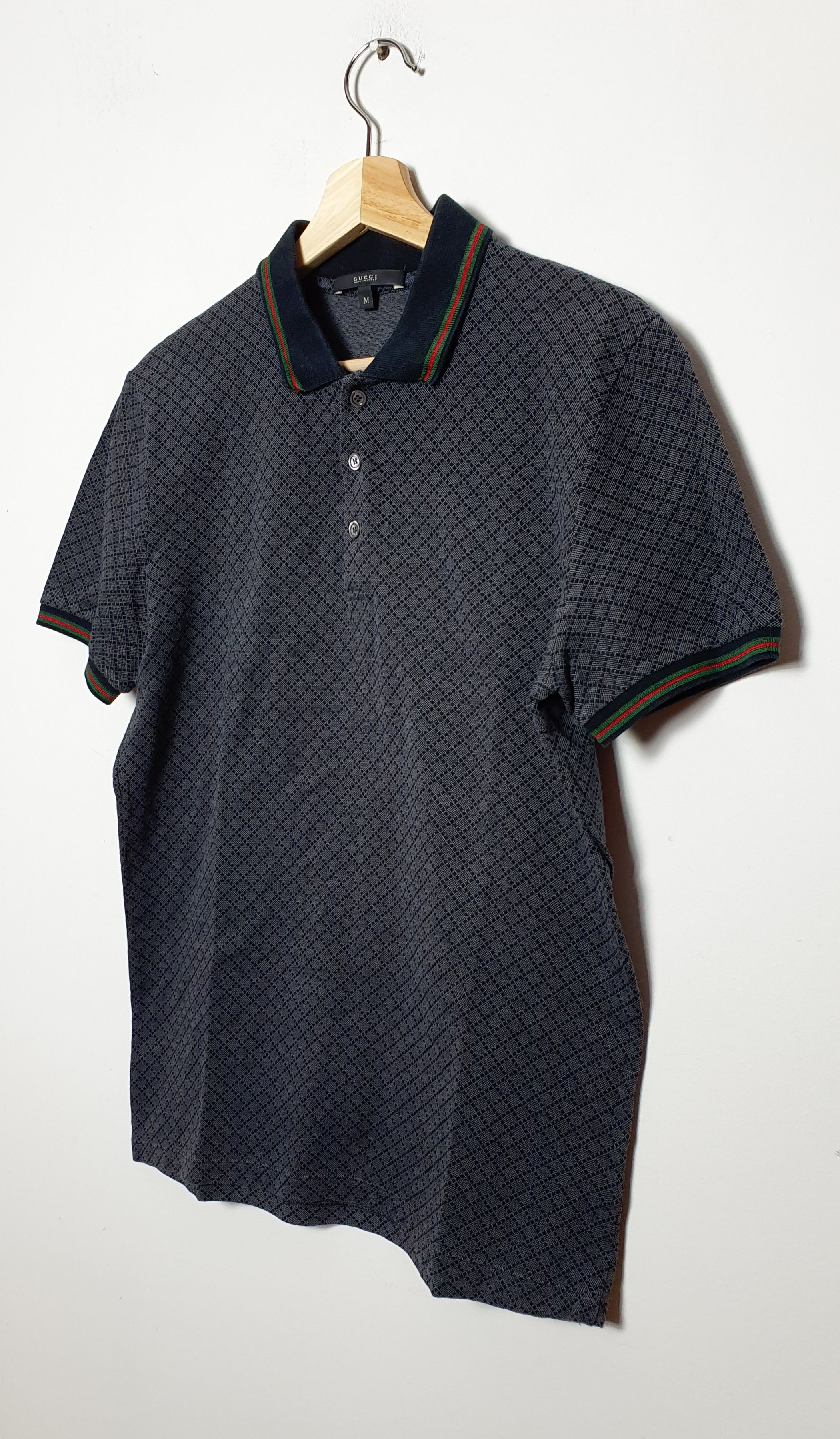 Gucci Gucci Diamond Monogram Polo T-shirt Size US M / EU 48-50 / 2 - 3 Thumbnail