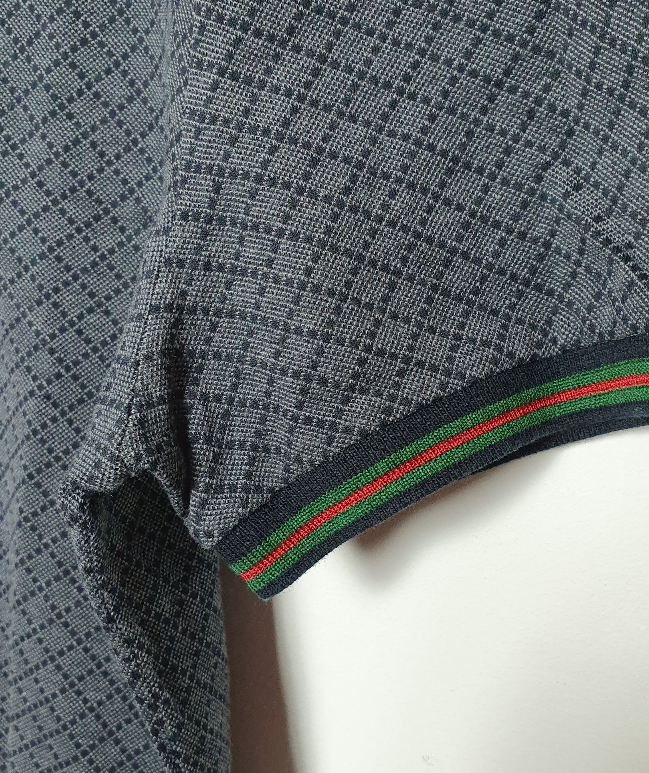 Gucci Gucci Diamond Monogram Polo T-shirt Size US M / EU 48-50 / 2 - 6 Thumbnail