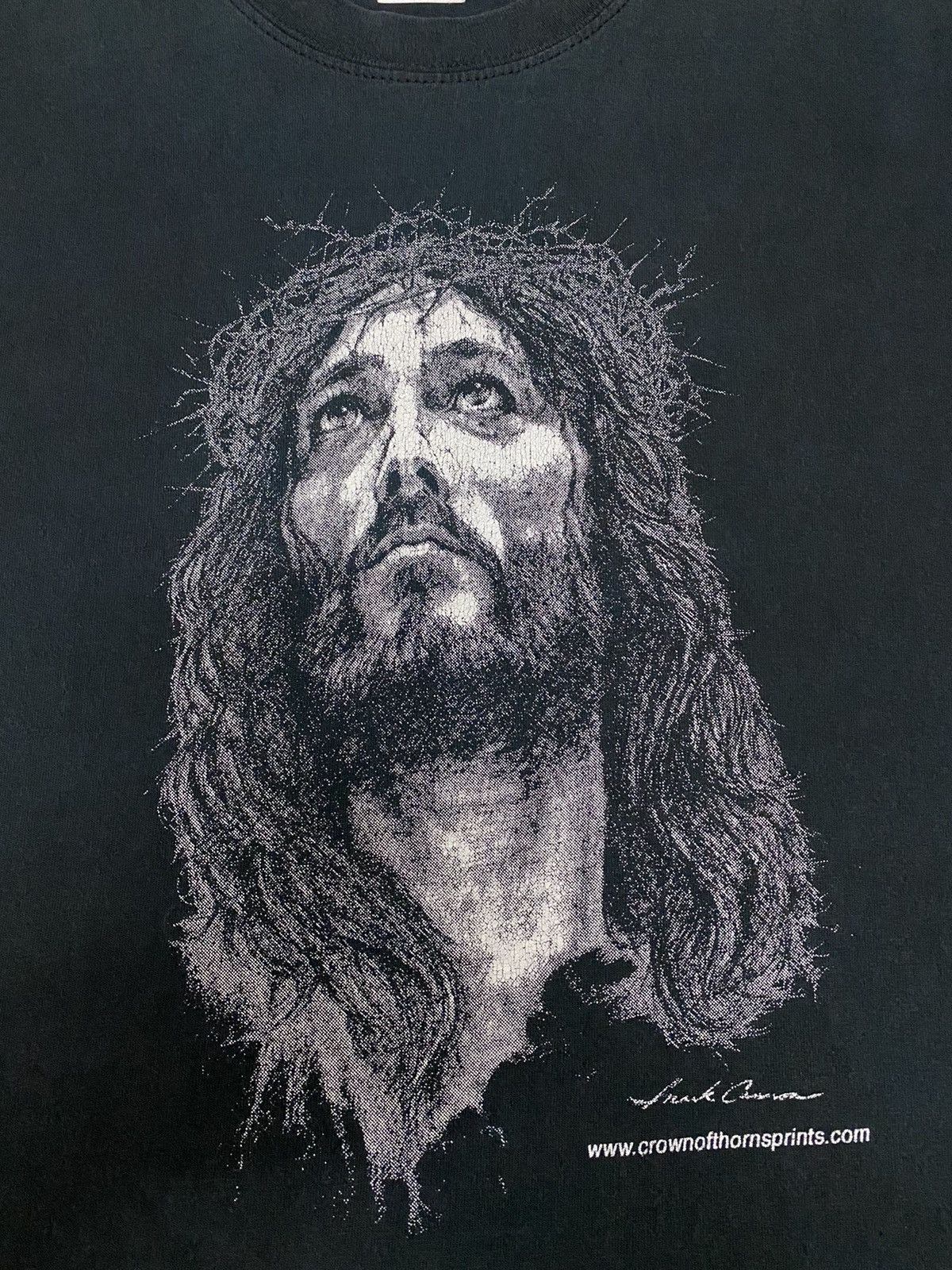 Band Tees 90s Vintage Jesus Rock Star Shirt Size US L / EU 52-54 / 3 - 3 Thumbnail
