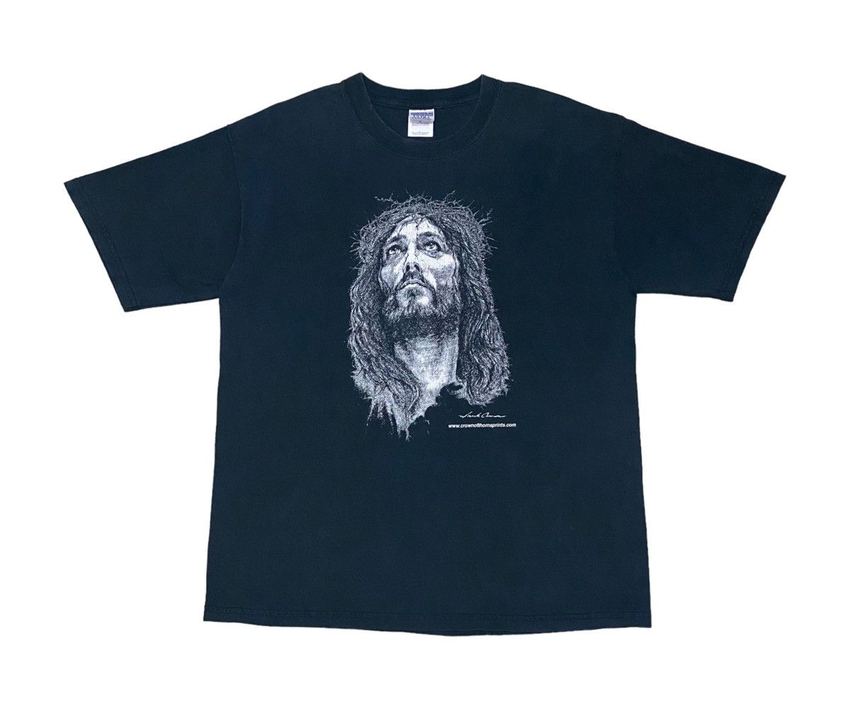 Band Tees 90s Vintage Jesus Rock Star Shirt Size US L / EU 52-54 / 3 - 1 Thumbnail