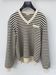 Celine Classic Striped V-Neck Sweater Size US XL / EU 56 / 4 - 1 Thumbnail