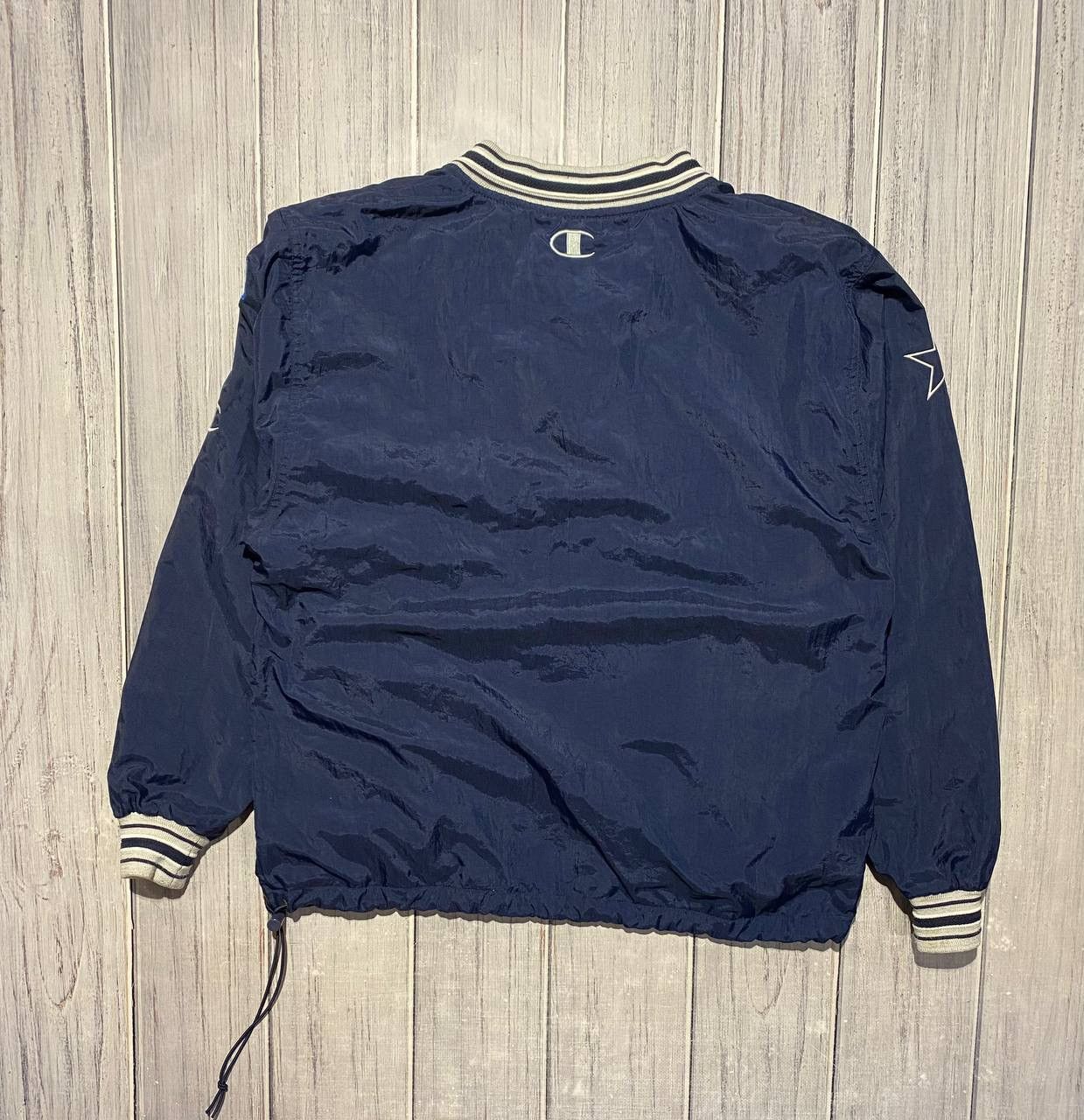 Champion Vintage Champion Dallas Cowboys NFL Windbreaker Jacket 90s Size US M / EU 48-50 / 2 - 6 Thumbnail