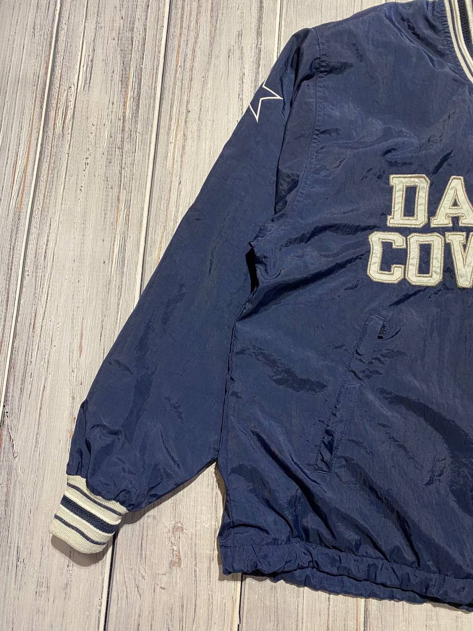 Champion Vintage Champion Dallas Cowboys NFL Windbreaker Jacket 90s Size US M / EU 48-50 / 2 - 8 Thumbnail