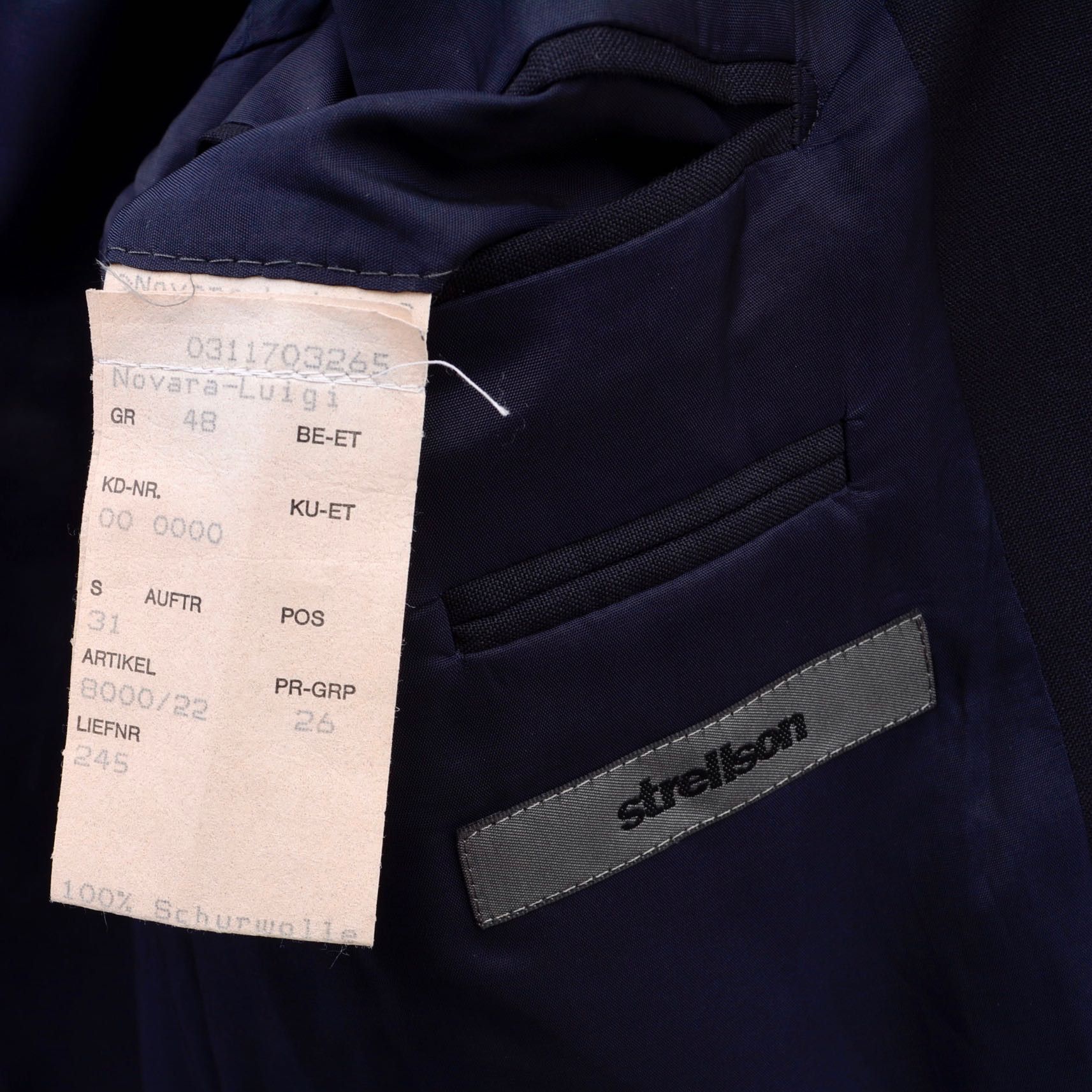 Strellson Strellson Wool Blazer Black Coat Jacket Suit Sport Top Size 38R - 6 Thumbnail