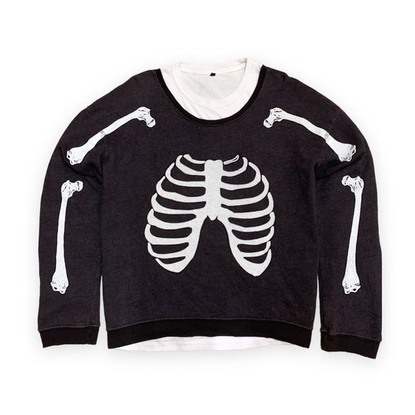 Wildfox skeleton outlet sweatshirt