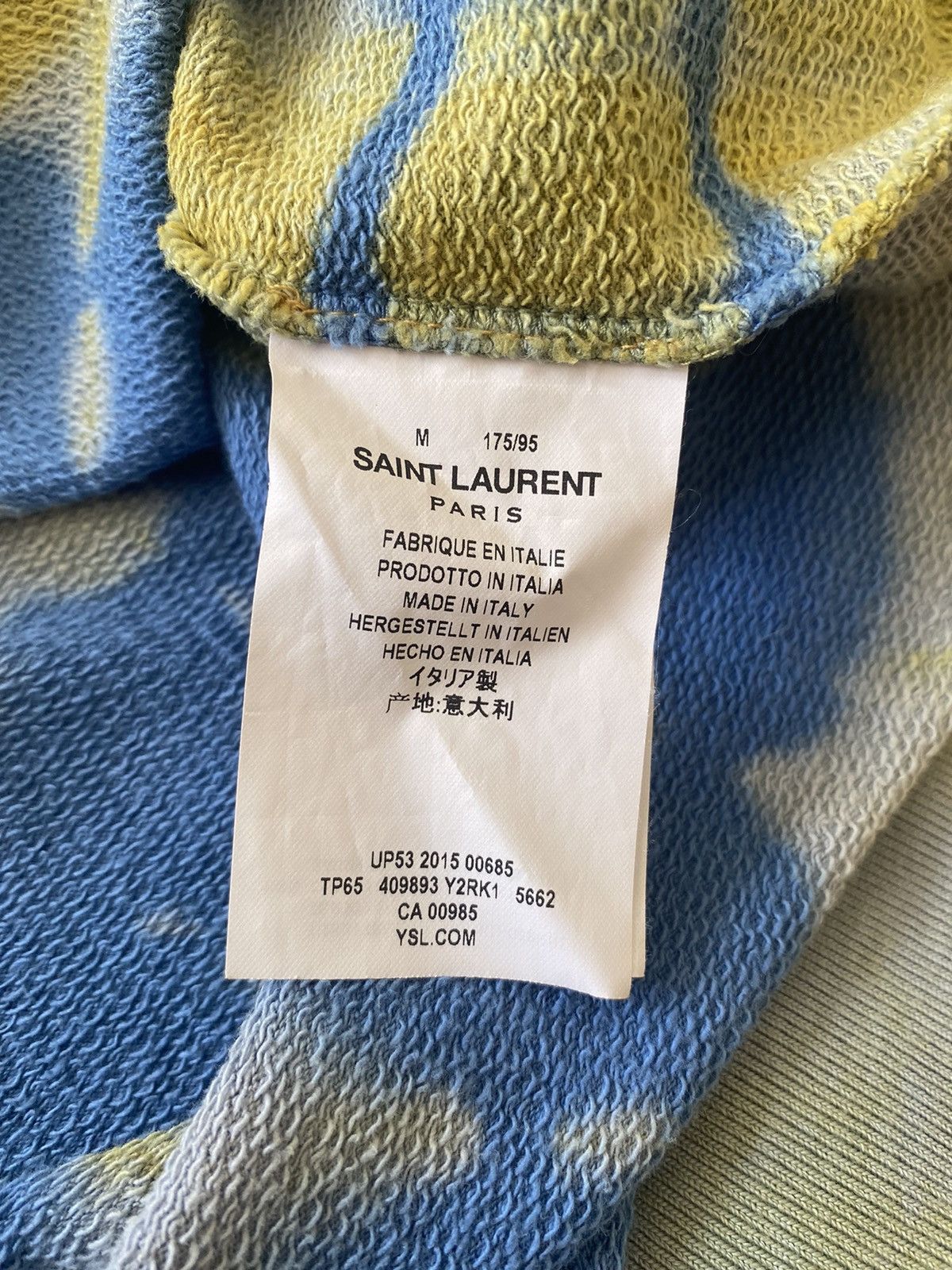 Saint Laurent Paris SS16 Saint Laurent surf sound distressed sweater Hedi grail Size US M / EU 48-50 / 2 - 21 Thumbnail