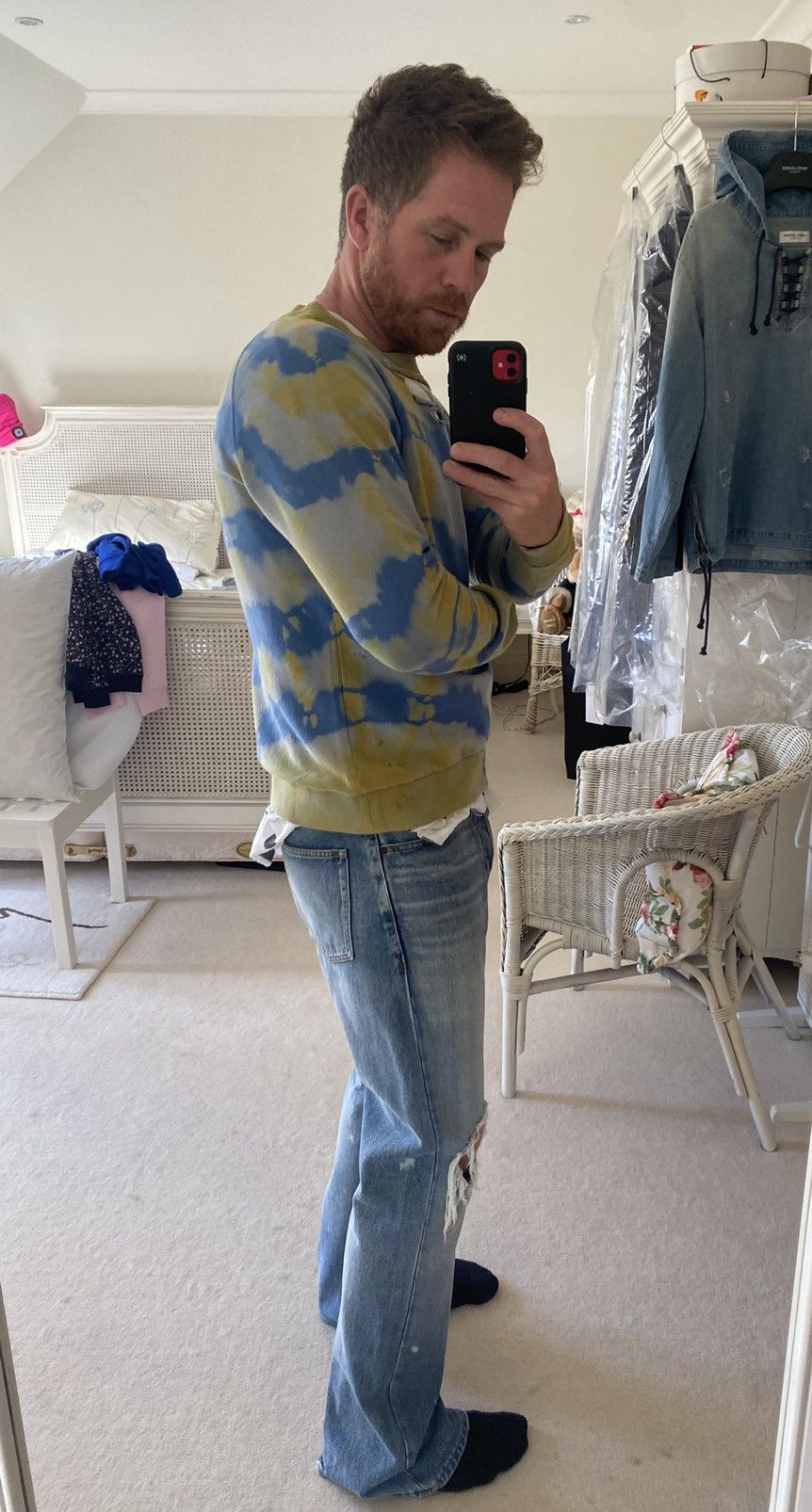 Saint Laurent Paris SS16 Saint Laurent surf sound distressed sweater Hedi grail Size US M / EU 48-50 / 2 - 5 Thumbnail