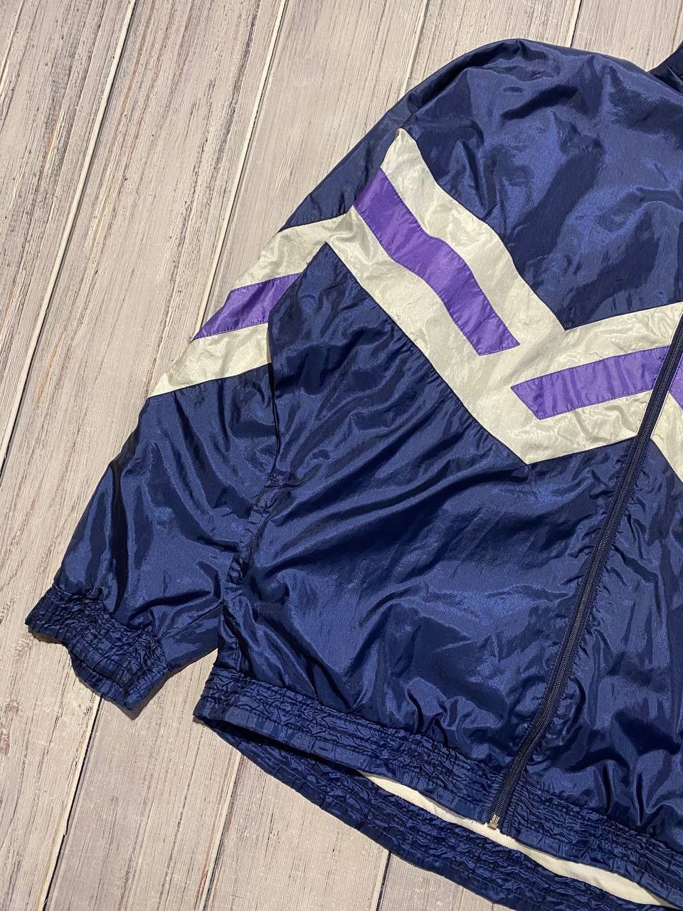 Adidas Vintage Adidas Nylon Jacket 90s Striped Size US L / EU 52-54 / 3 - 7 Thumbnail