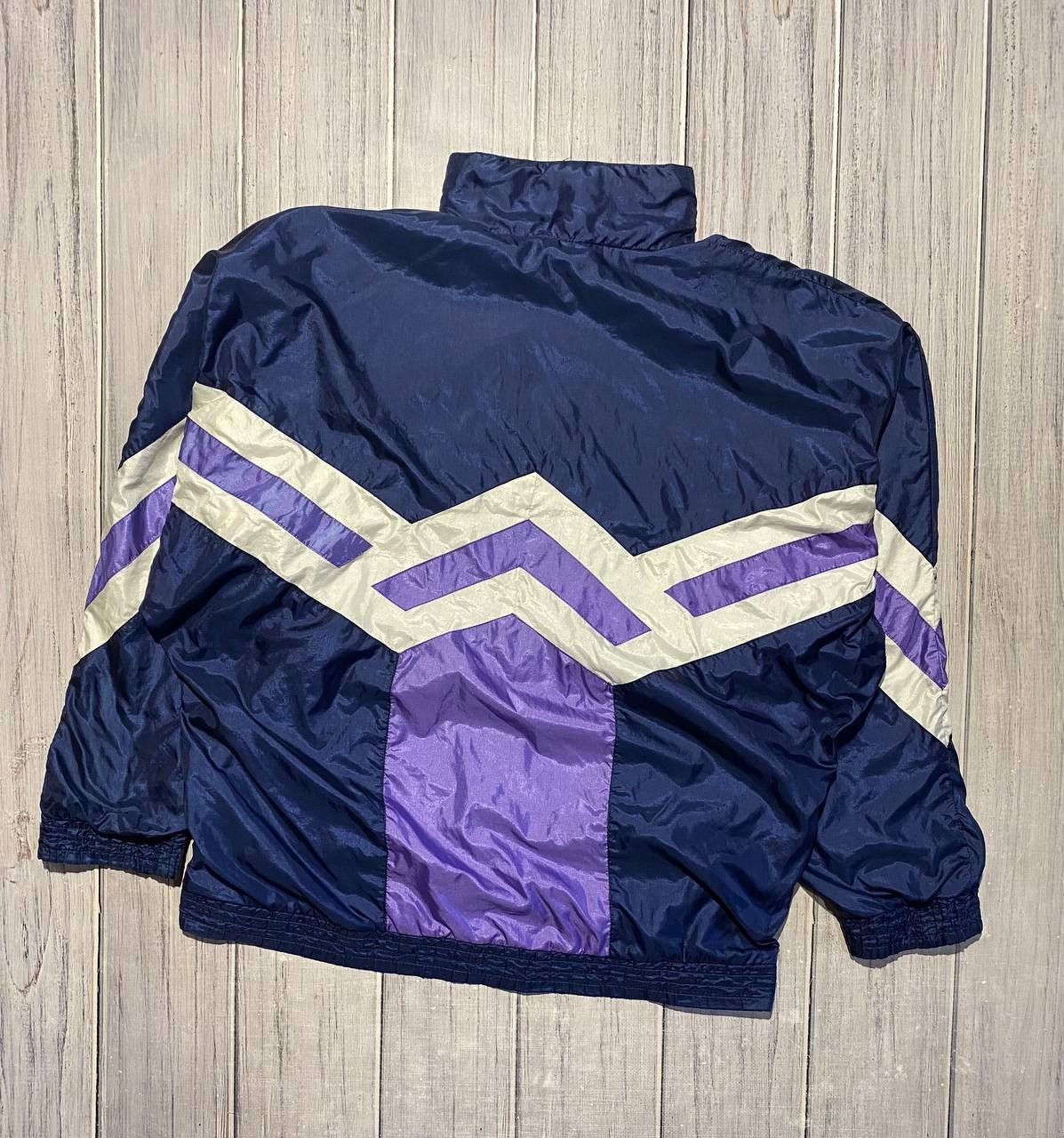 Adidas Vintage Adidas Nylon Jacket 90s Striped Size US L / EU 52-54 / 3 - 2 Thumbnail