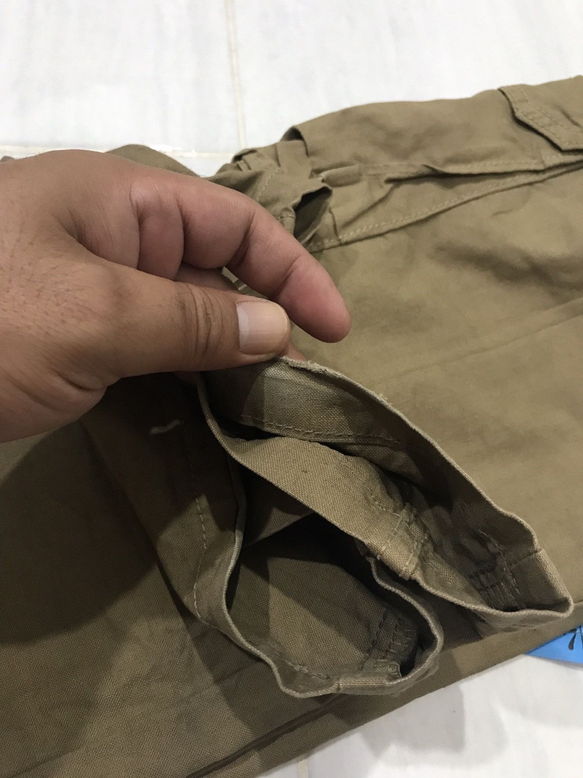 Japanese Brand Flare surplus x BLUE WAY Military Rare Design Cargo Pant Size US 31 - 20 Thumbnail