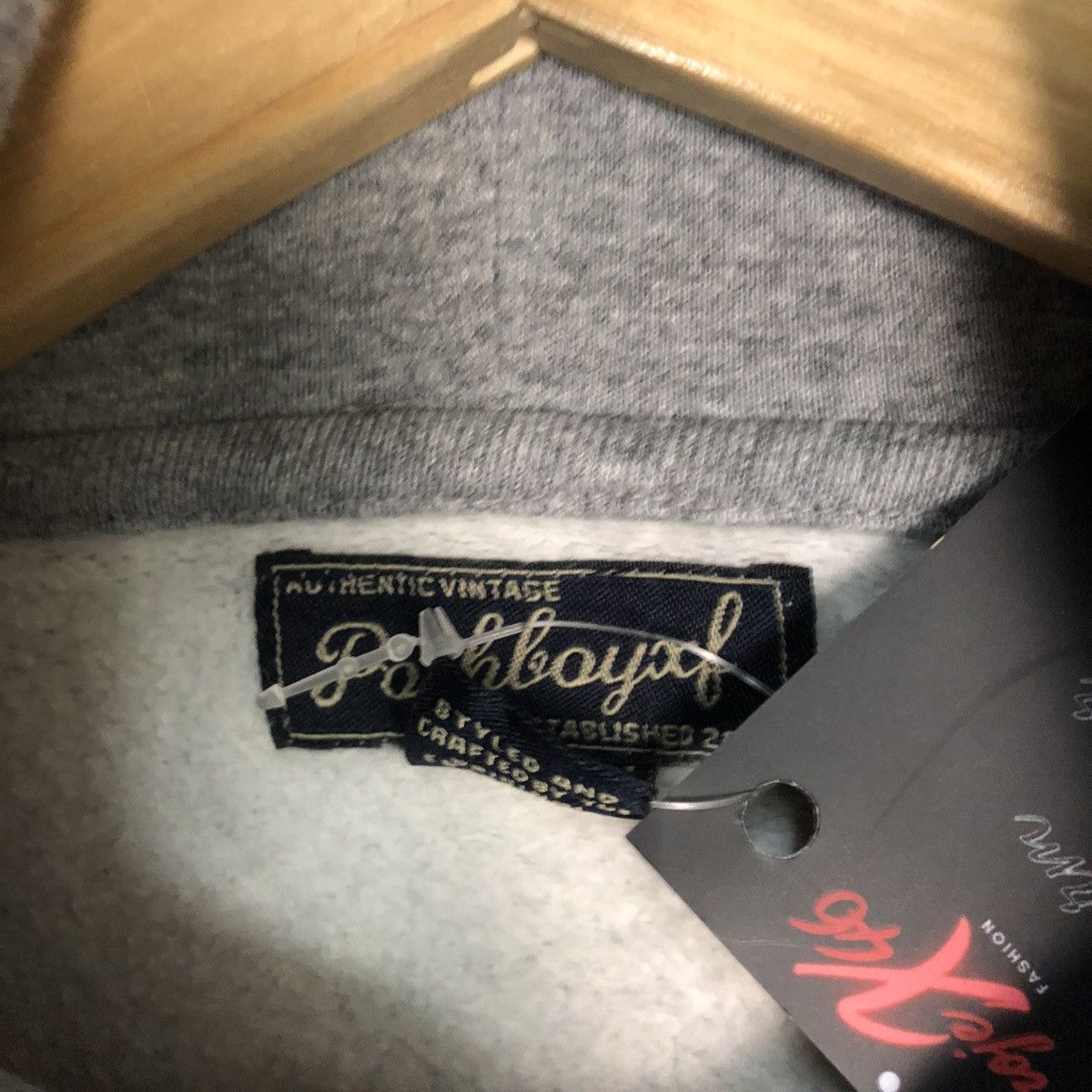 Japanese Brand Poshboy XF sweatshirt Grey Hoodie #4777 Size US S / EU 44-46 / 1 - 7 Thumbnail