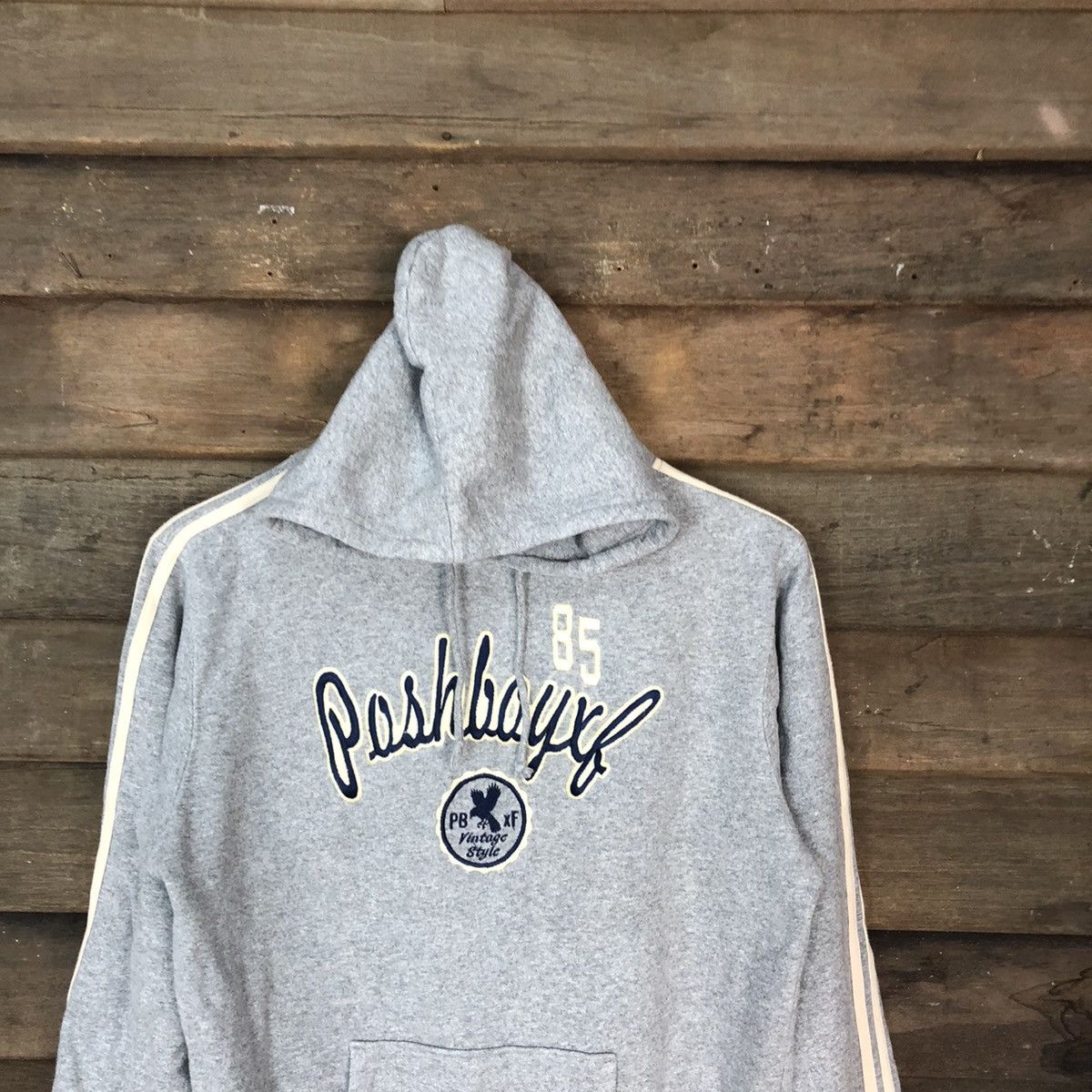 Japanese Brand Poshboy XF sweatshirt Grey Hoodie #4777 Size US S / EU 44-46 / 1 - 2 Thumbnail