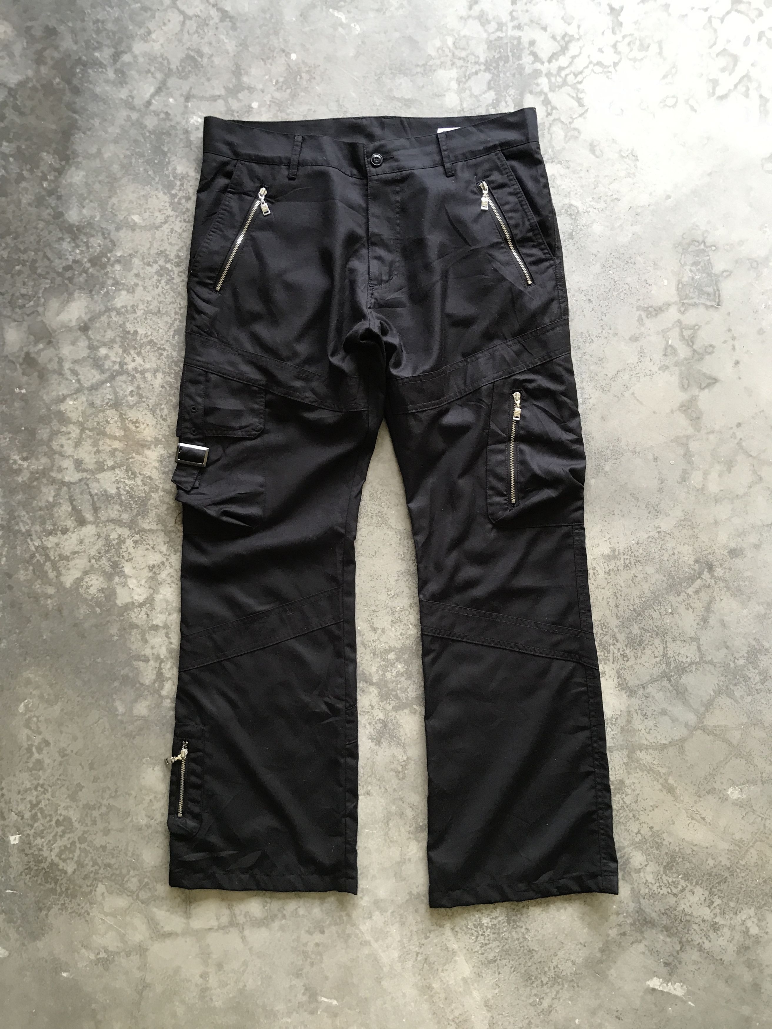 image of Seditionaries Cp73 Sematicdesign Parachute Light Cargo Pant in Black, Men's (Size 31)