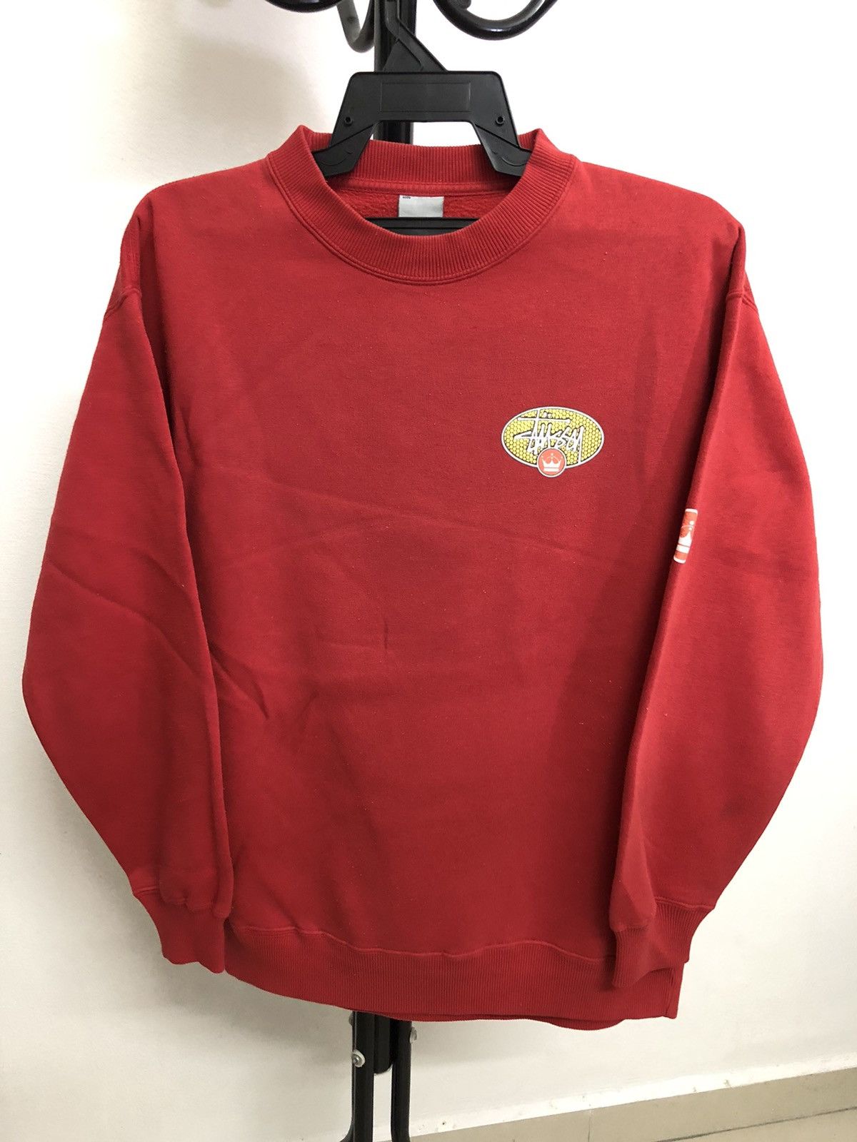 Stussy Vintage 90s stussy big logo crewneck sweatshirt pullover Size US L / EU 52-54 / 3 - 2 Thumbnail