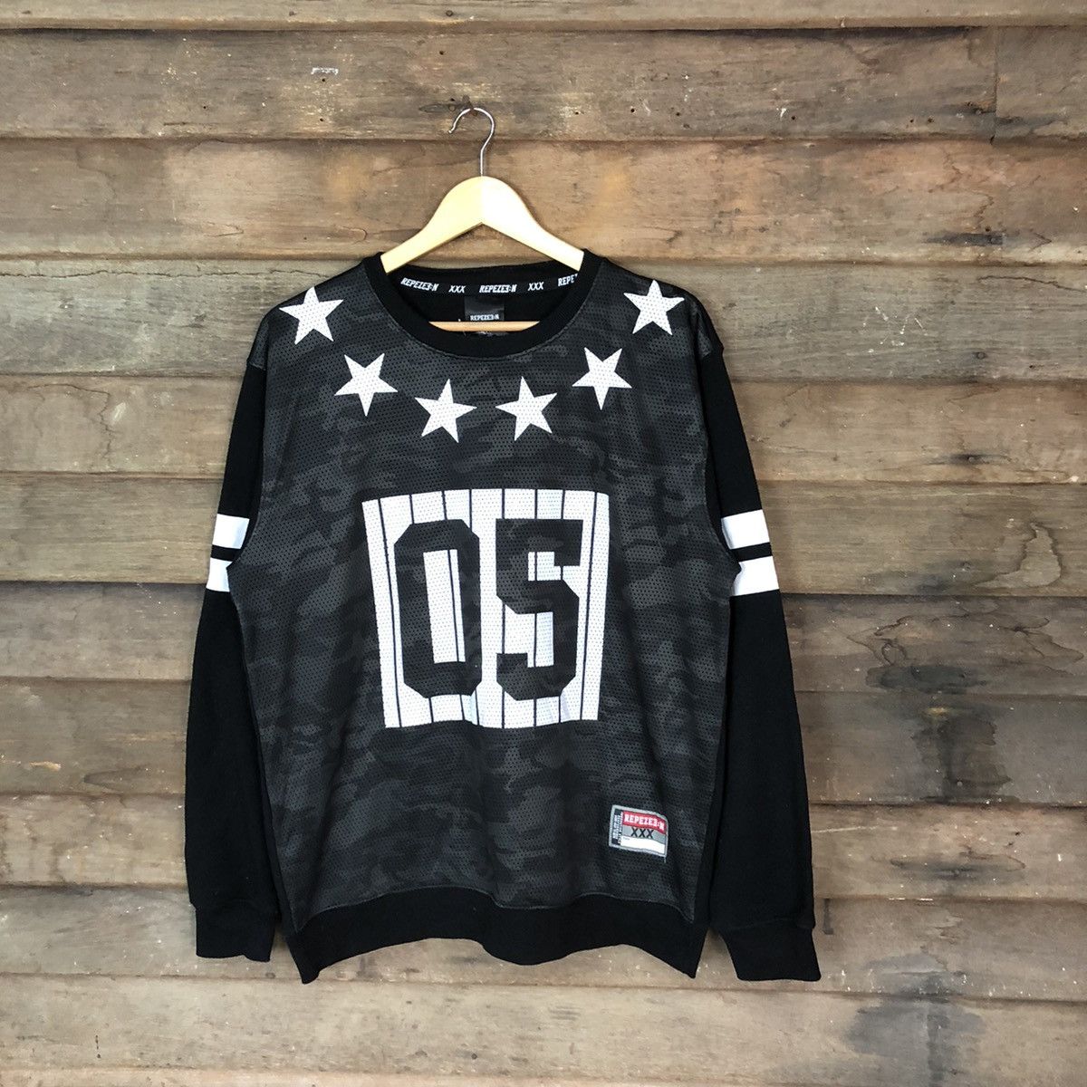 Repezen Black star sweater Sweatshirt #4740