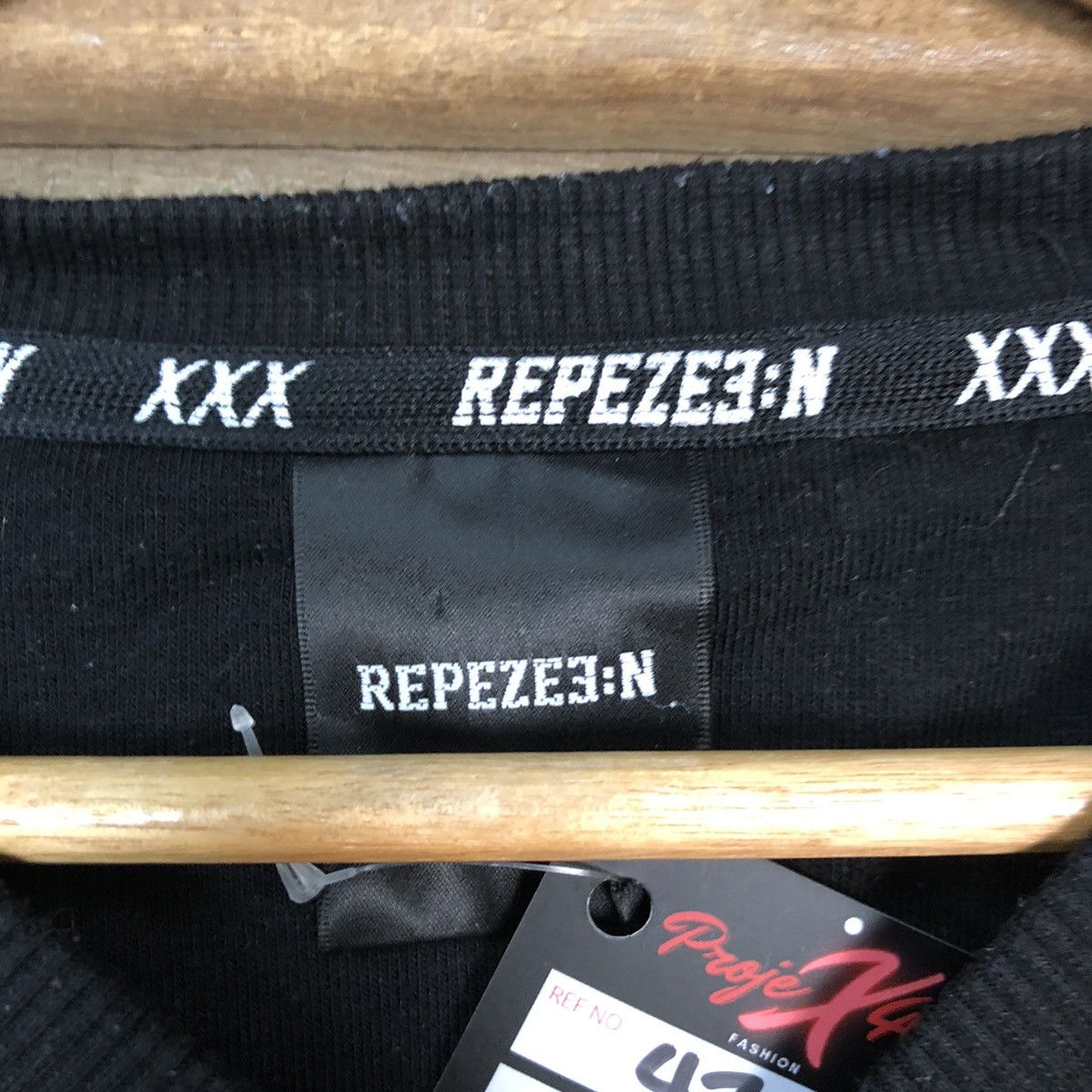 Japanese Brand × Vintage Repezen Black star sweater Sweatshirt #4740 Size US M / EU 48-50 / 2 - 8 Thumbnail