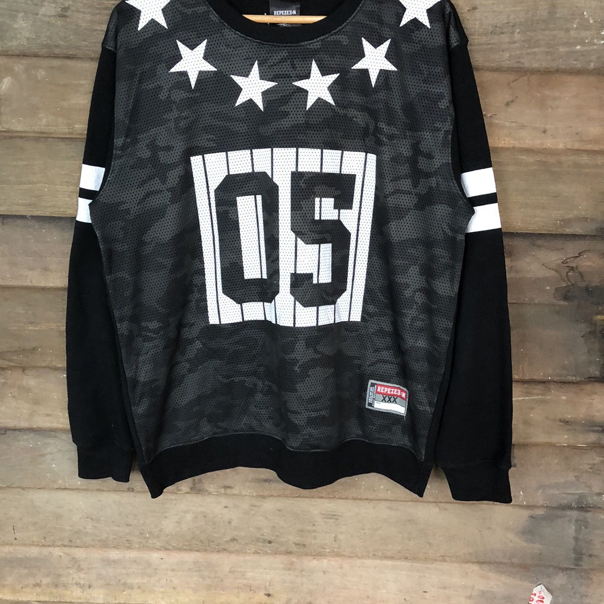 Japanese Brand × Vintage Repezen Black star sweater Sweatshirt #4740 Size US M / EU 48-50 / 2 - 3 Thumbnail