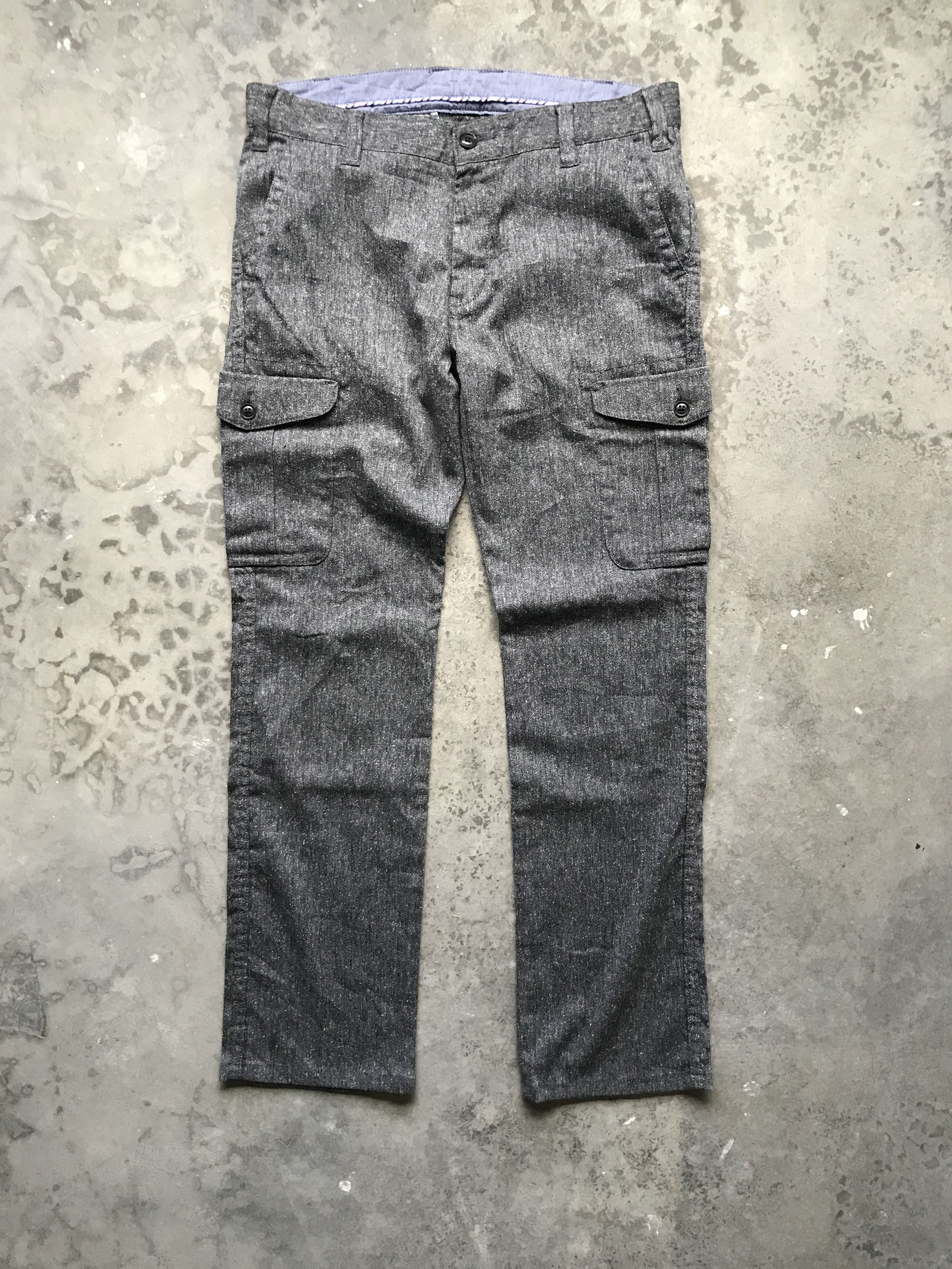 image of Cp64 Monsiur Nicole Japan Office Cargo Pant in Grey, Men's (Size 33)