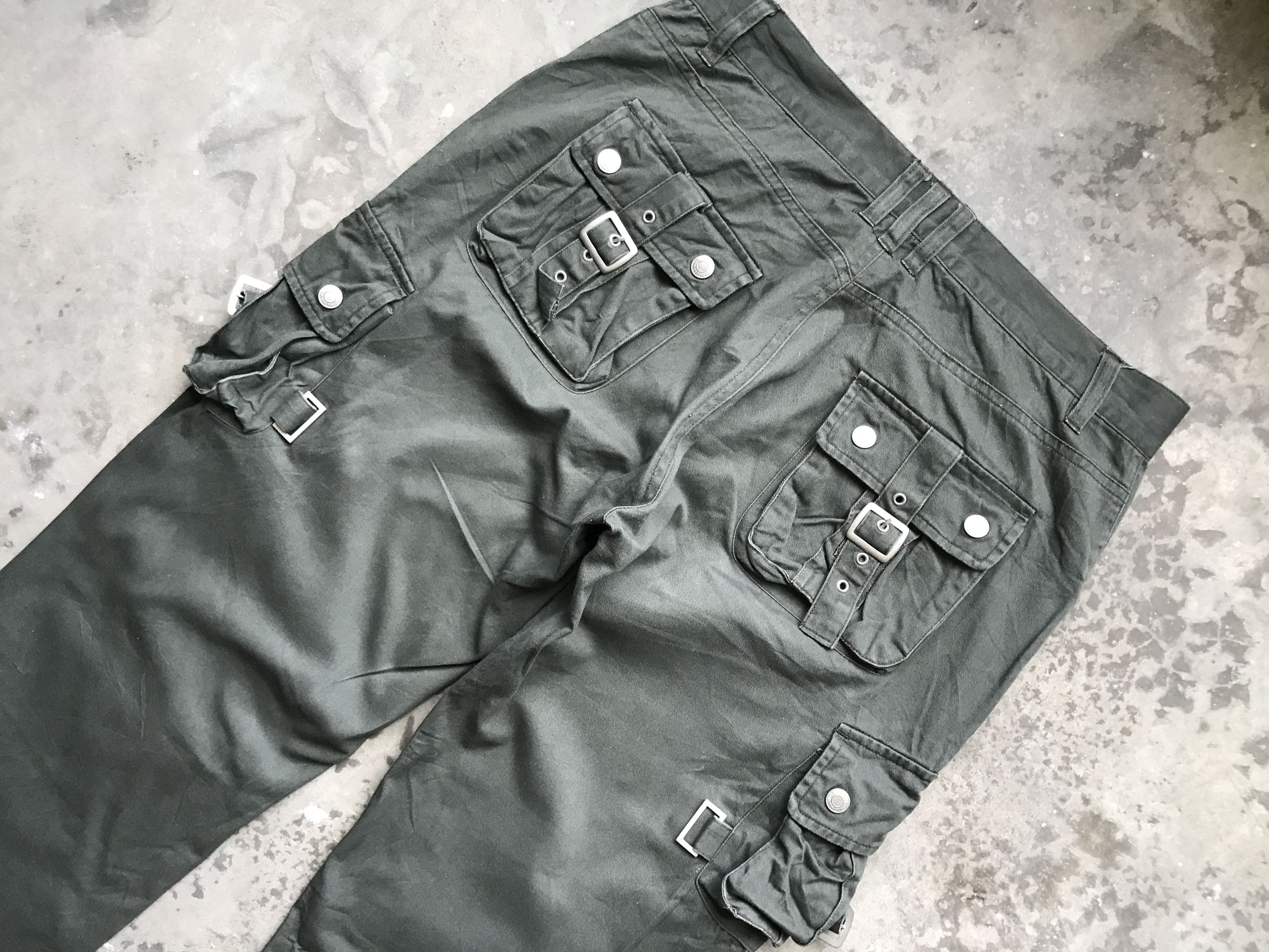 Japanese Brand CP63 Bike+Star Japan Double Knee Biker Cargo Pant Size US 30 / EU 46 - 11 Thumbnail