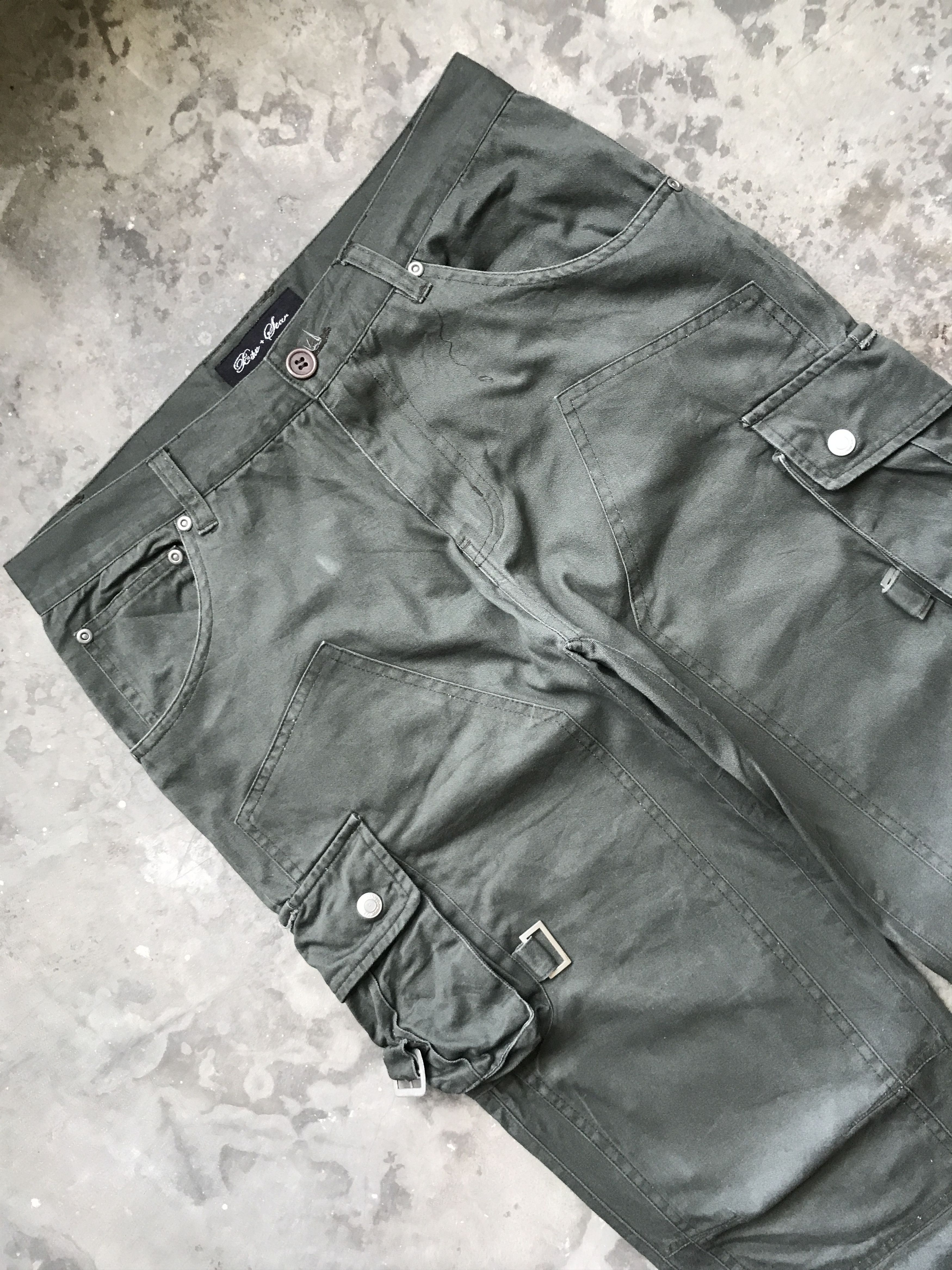 Japanese Brand CP63 Bike+Star Japan Double Knee Biker Cargo Pant Size US 30 / EU 46 - 2 Thumbnail