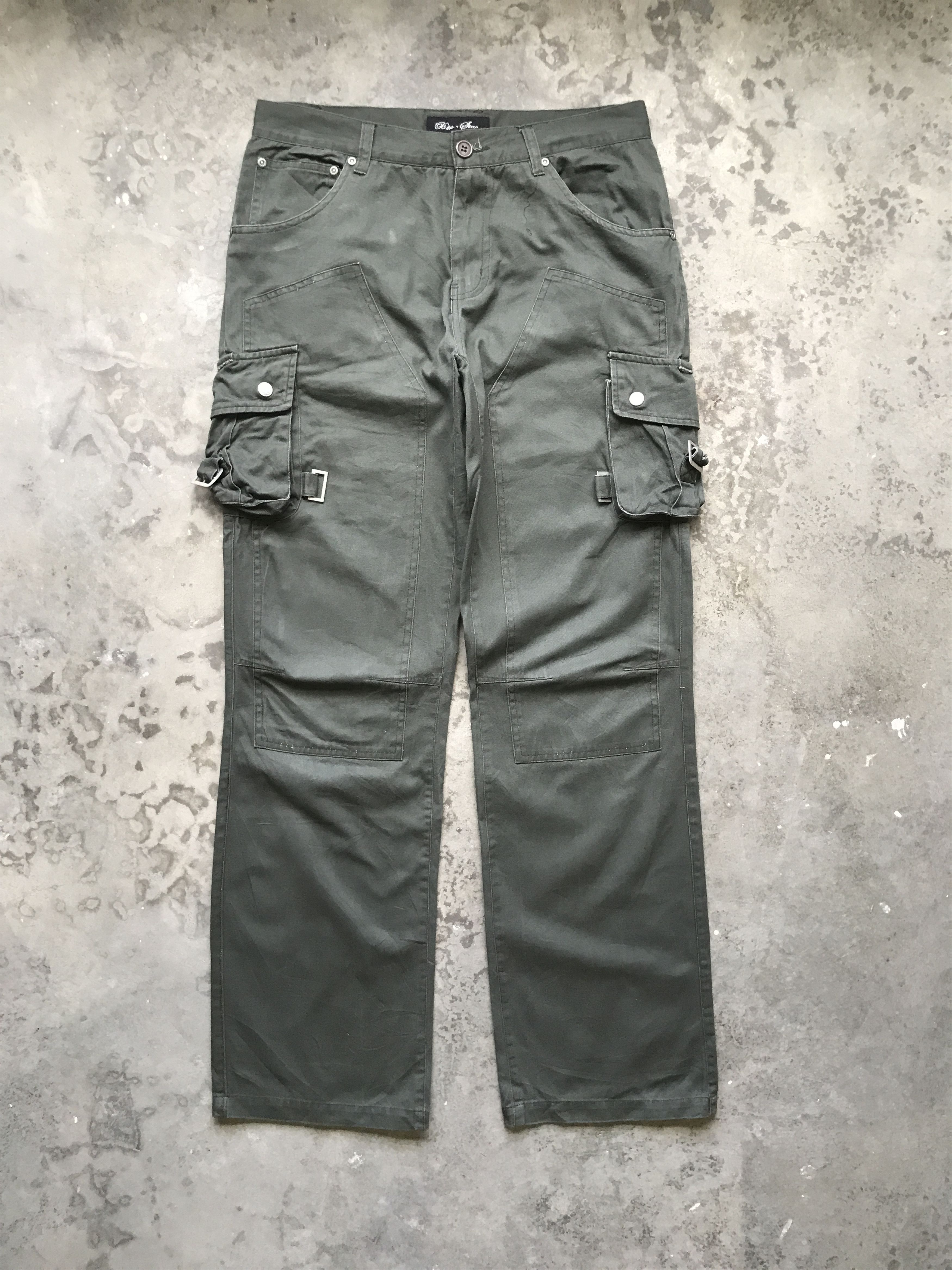 Japanese Brand CP63 Bike+Star Japan Double Knee Biker Cargo Pant Size US 30 / EU 46 - 1 Thumbnail