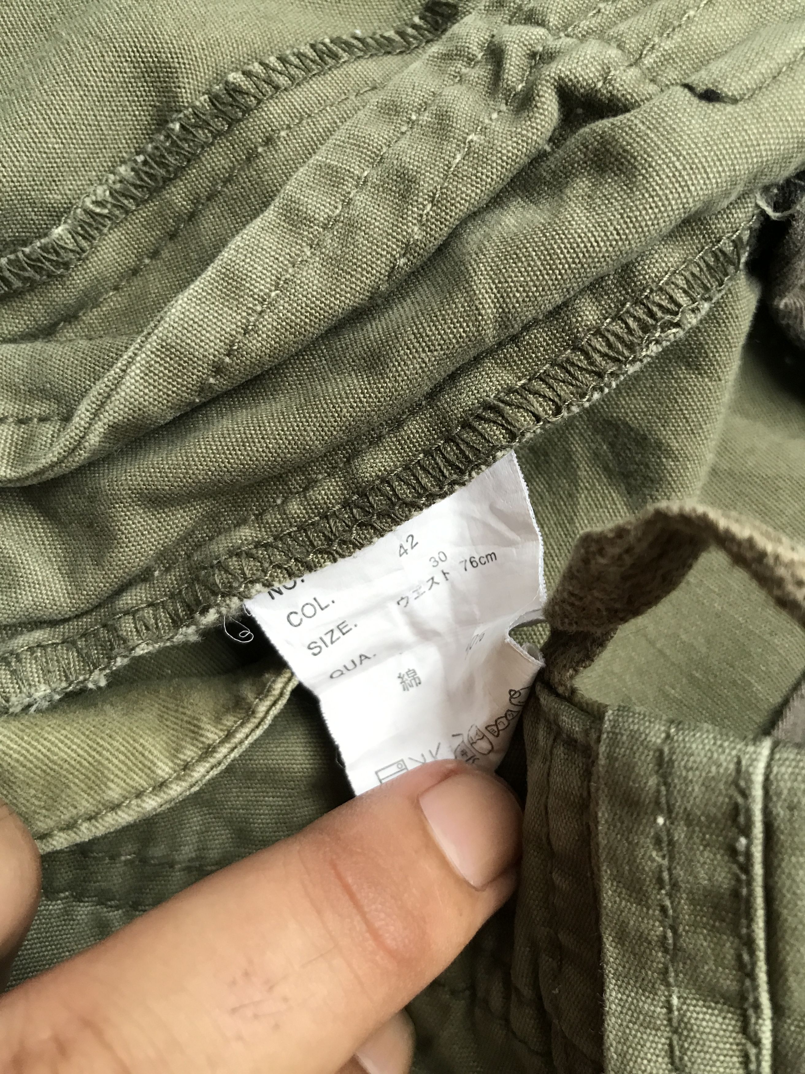 Japanese Brand CP62 surplus Japan Military Parachute Cargo Pant Size US 31 - 14 Thumbnail