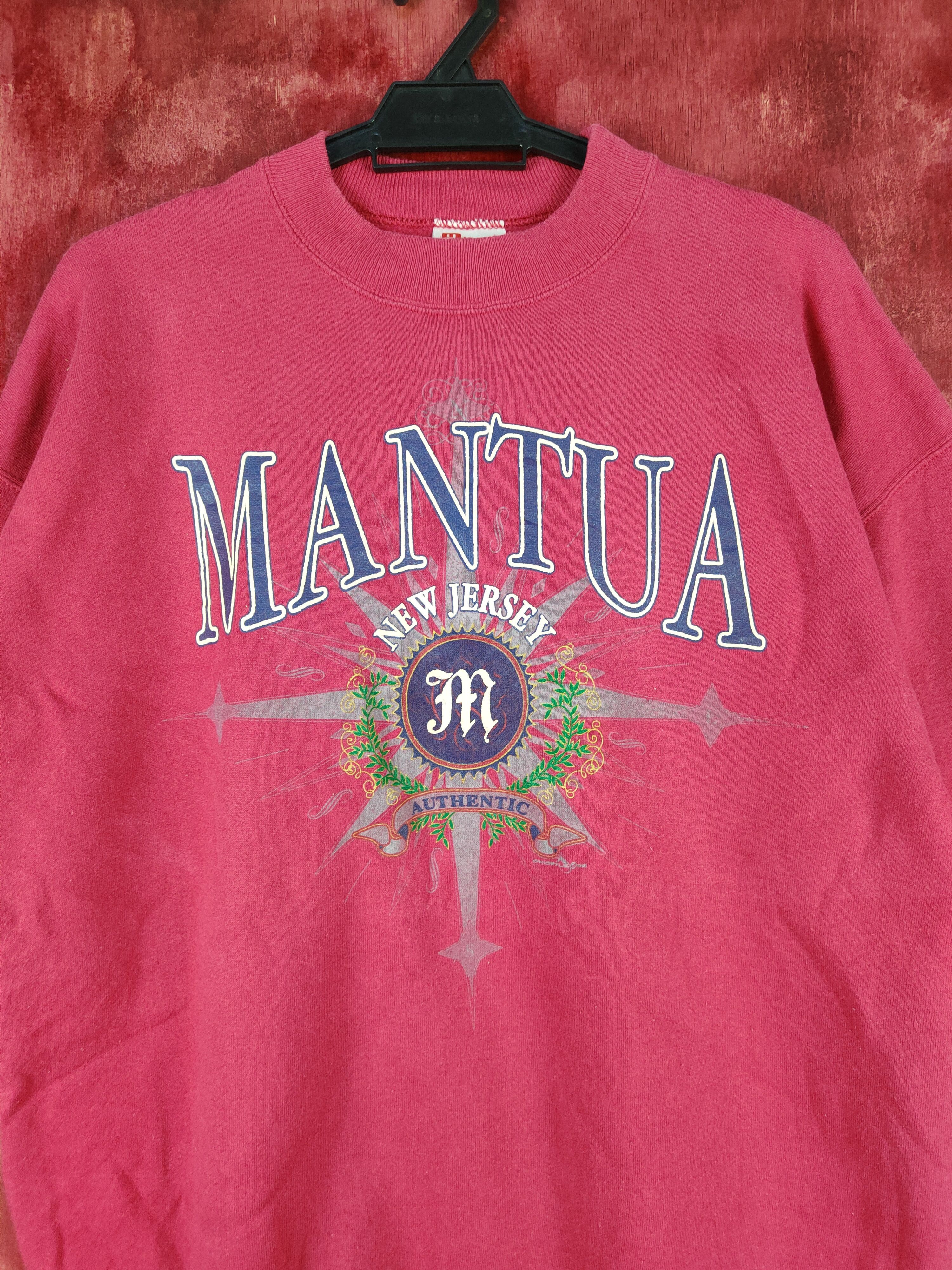 Hanes Hanes Mantua New Jersey vintage Pink Sweatshirt #4821 Size US XL / EU 56 / 4 - 2 Thumbnail
