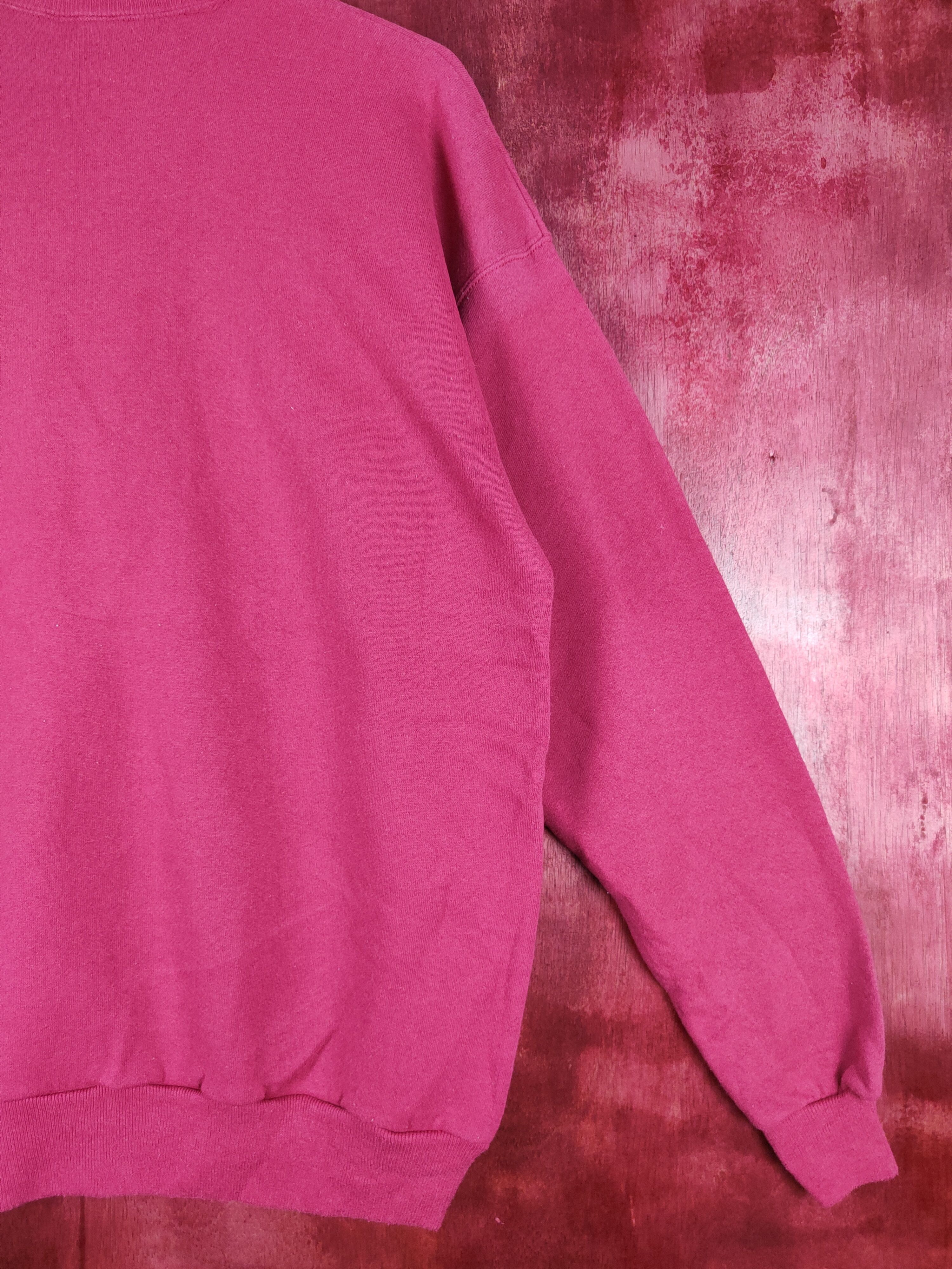 Hanes Hanes Mantua New Jersey vintage Pink Sweatshirt #4821 Size US XL / EU 56 / 4 - 7 Thumbnail