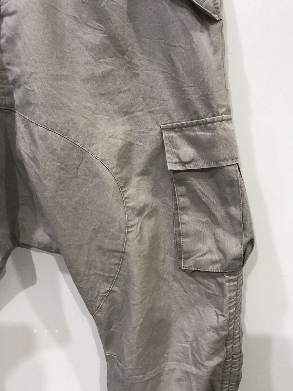 Japanese Brand rotvski Japan Dropped Crotch Skinny Cargo Long Rope Pant Size US 30 / EU 46 - 4 Thumbnail