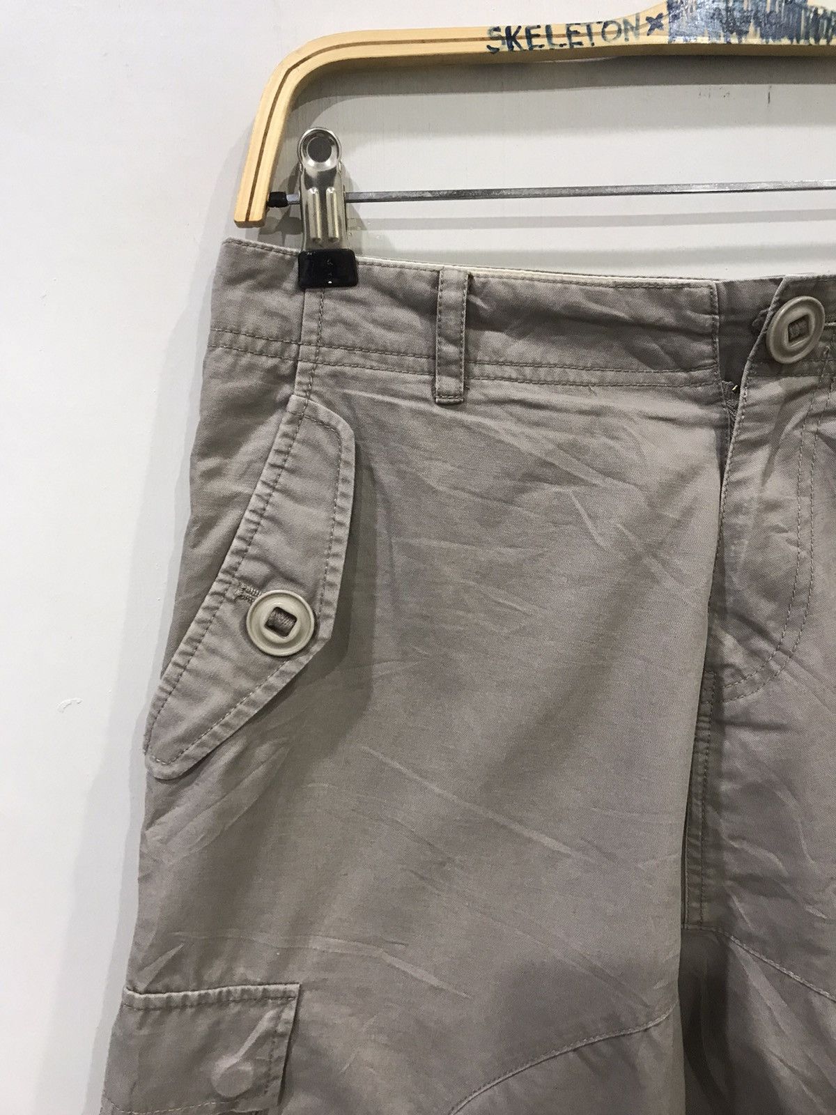 Japanese Brand rotvski Japan Dropped Crotch Skinny Cargo Long Rope Pant Size US 30 / EU 46 - 3 Thumbnail