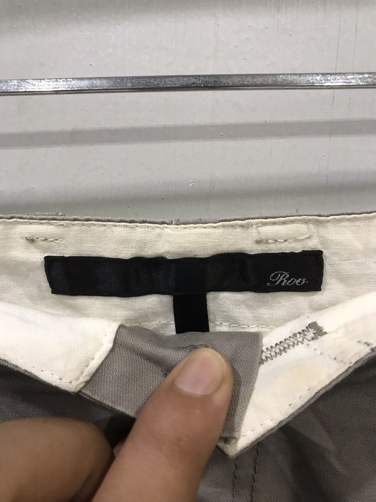 Japanese Brand rotvski Japan Dropped Crotch Skinny Cargo Long Rope Pant Size US 30 / EU 46 - 7 Thumbnail