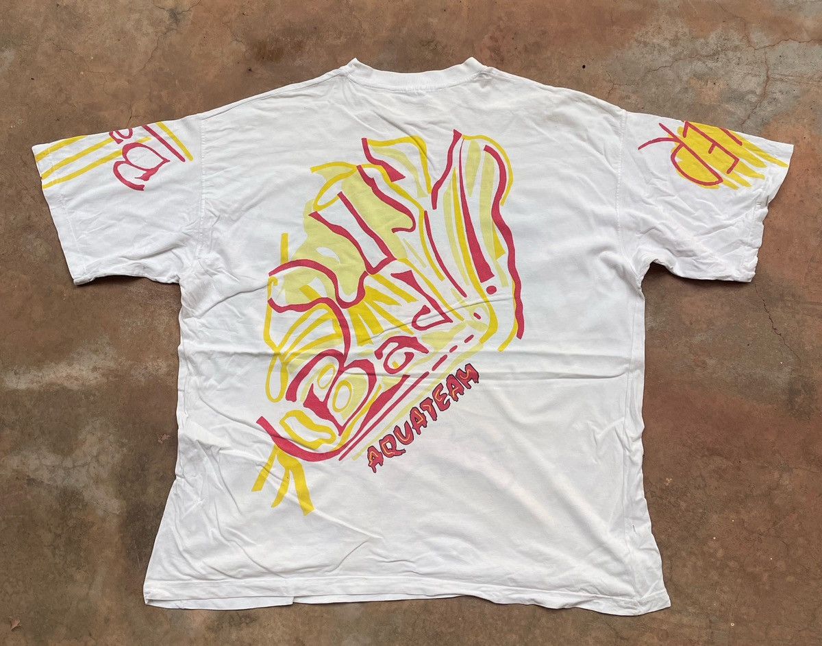 Vintage VINTAGE AQUATEAM OVERPRINT TEE Size US XL / EU 56 / 4 - 3 Thumbnail